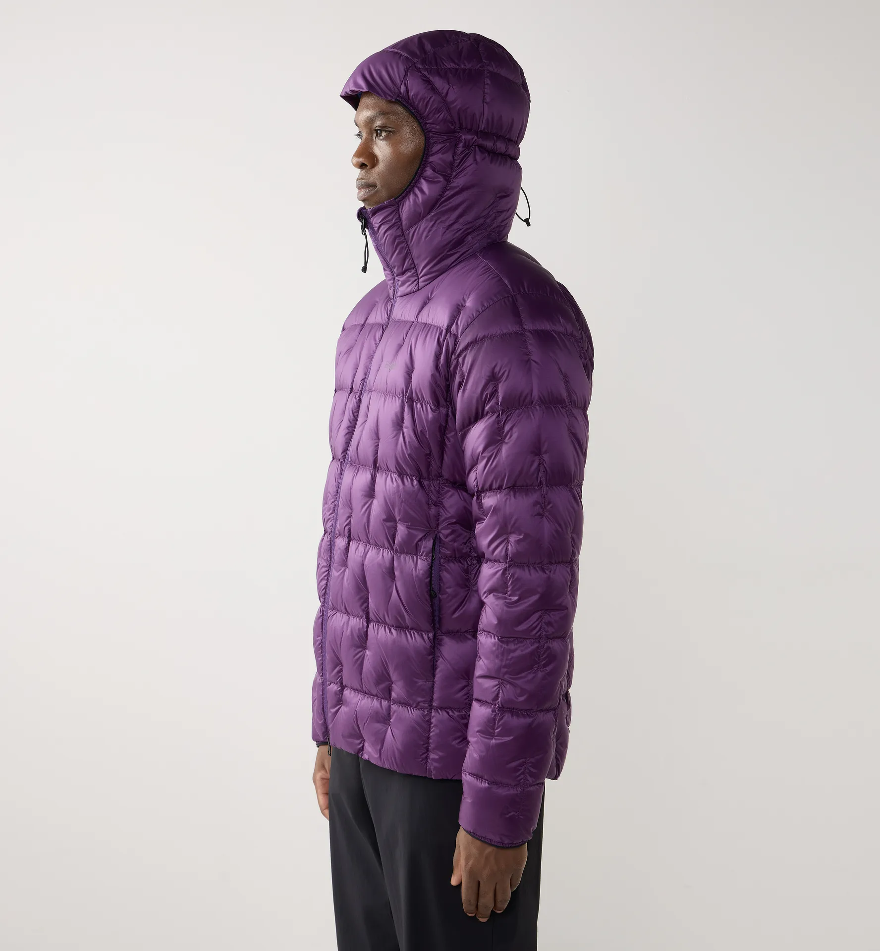 Hede Down Hood Men Purple Night
