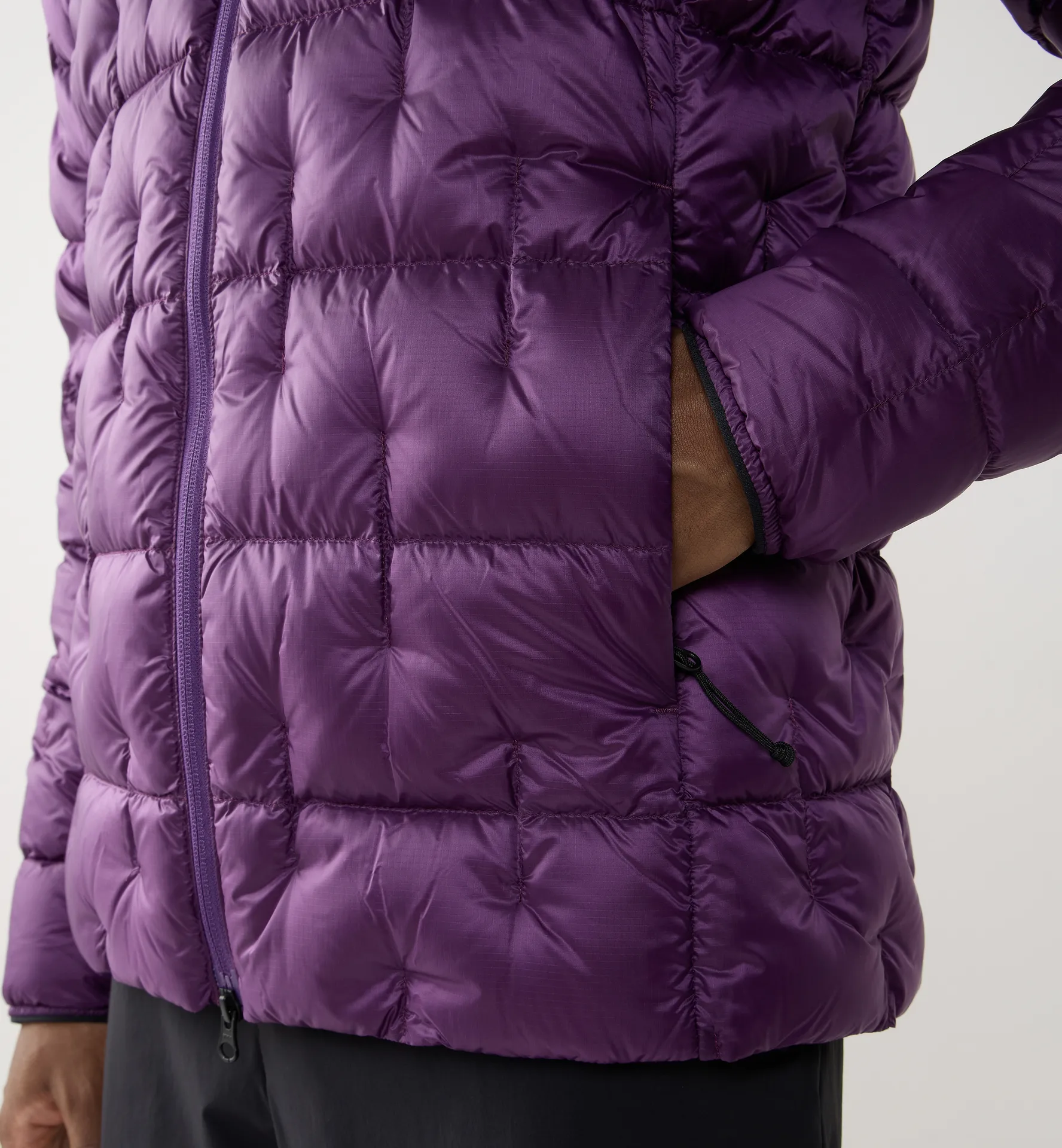 Hede Down Hood Men Purple Night