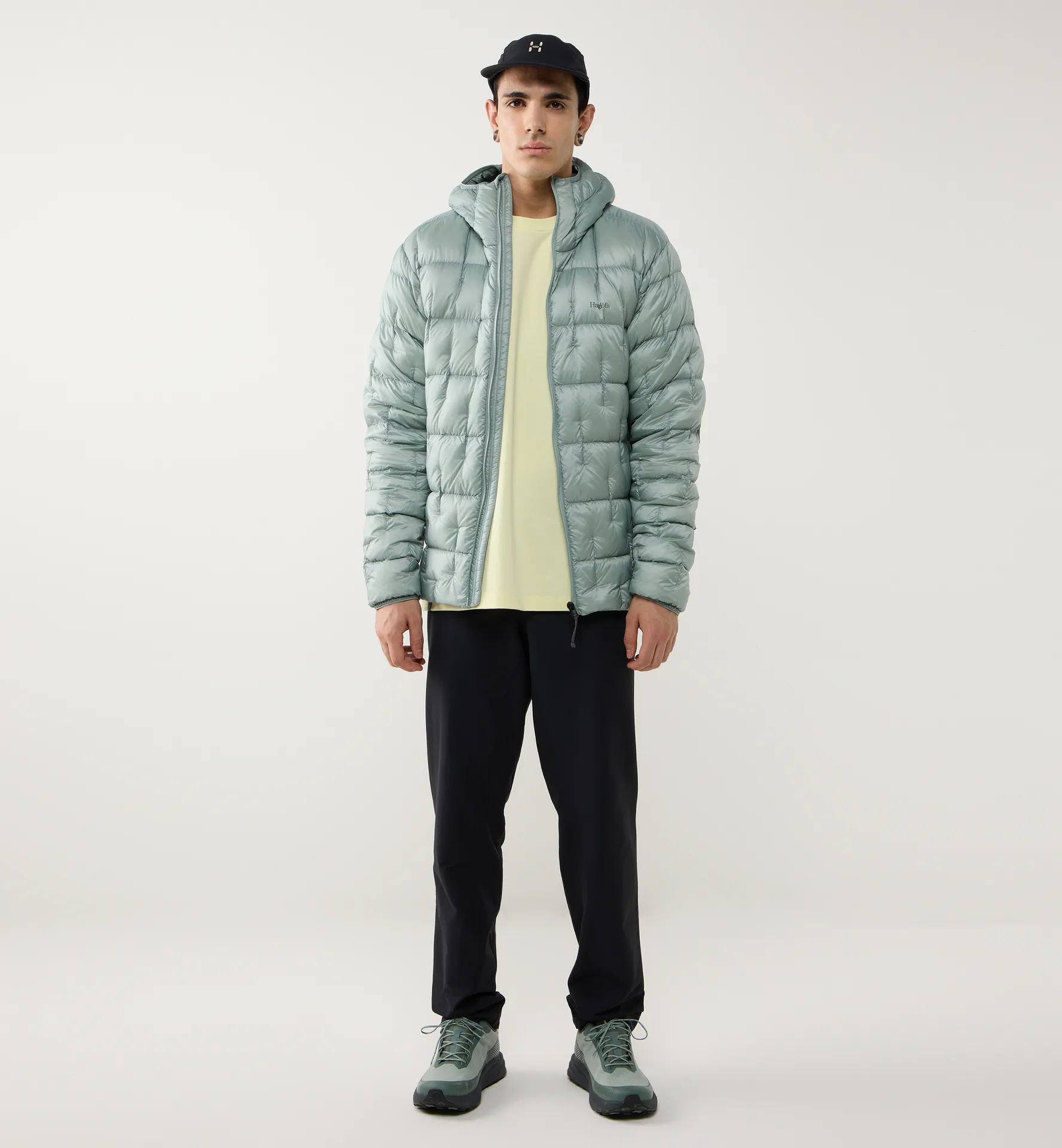 Hede Down Hood Men Dew Green