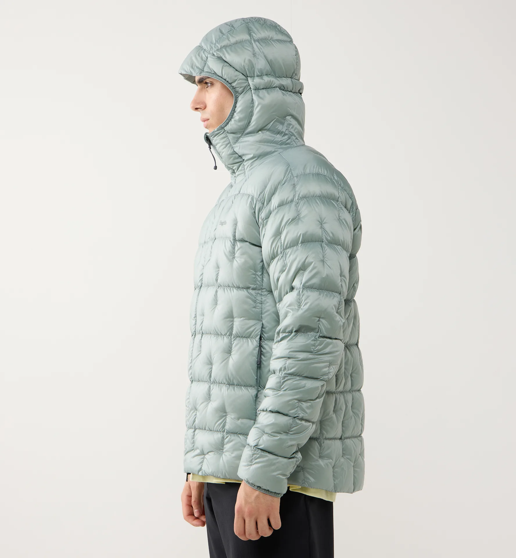 Hede Down Hood Men Dew Green