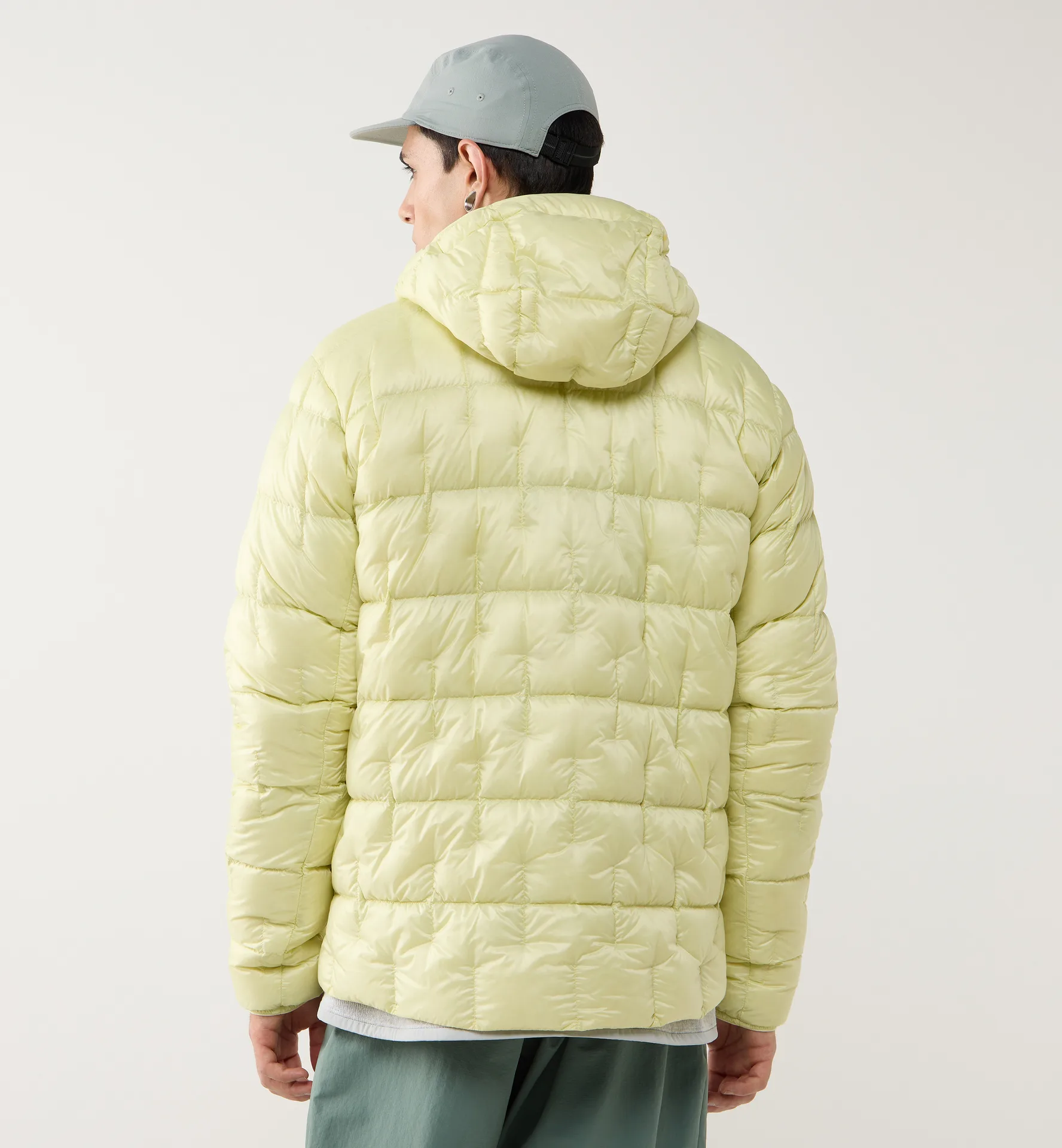 Hede Down Hood Men Yellow Rise