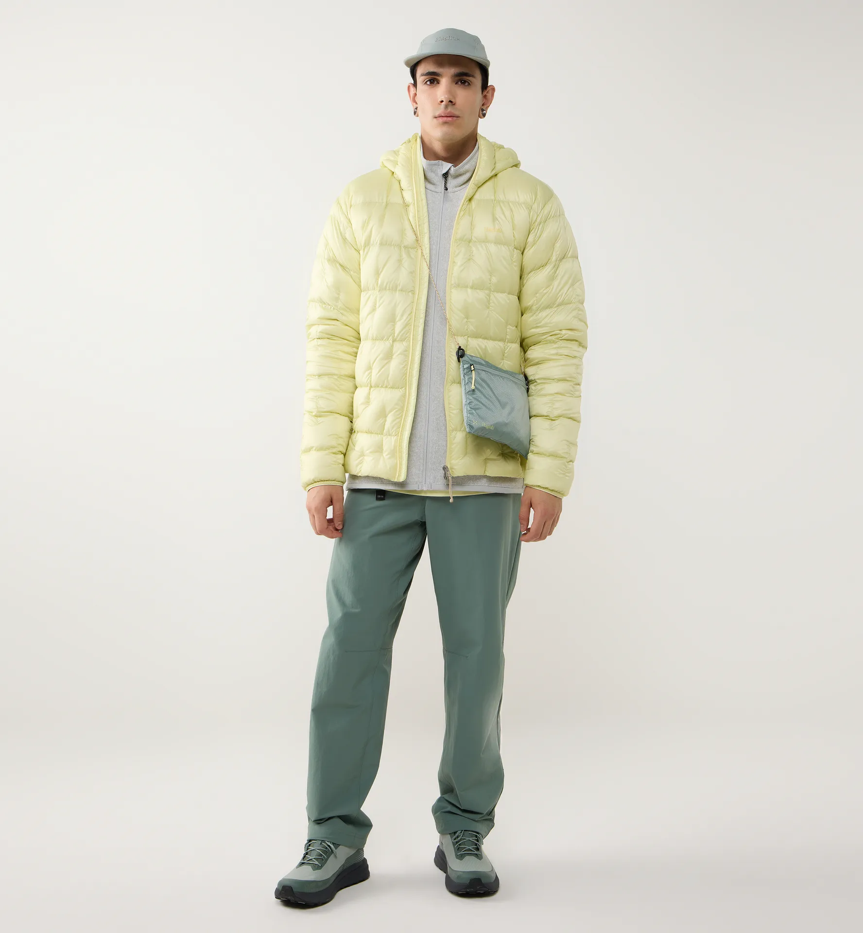 Hede Down Hood Men Yellow Rise