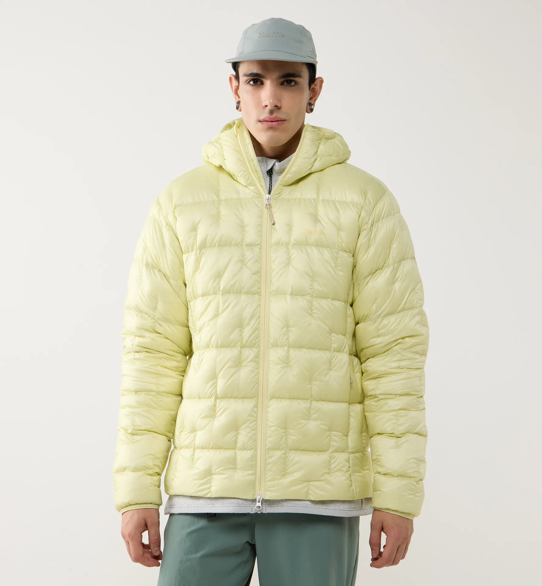 Hede Down Hood Men Yellow Rise