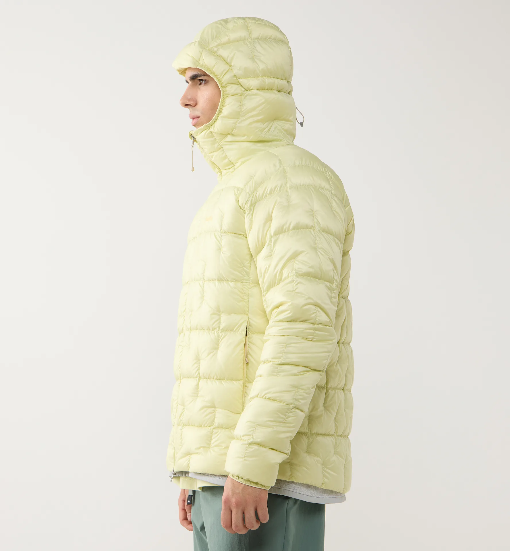 Hede Down Hood Men Yellow Rise