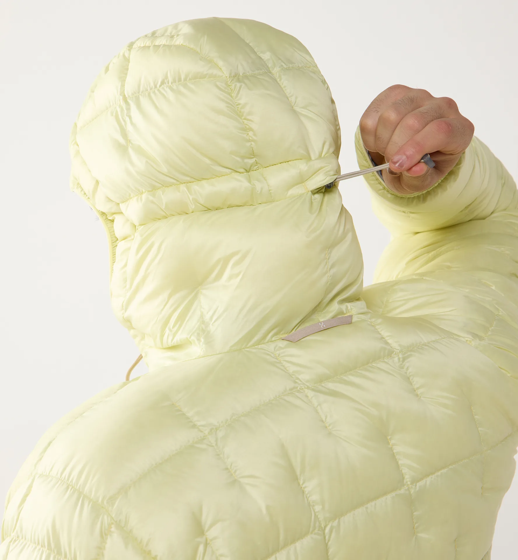 Hede Down Hood Men Yellow Rise