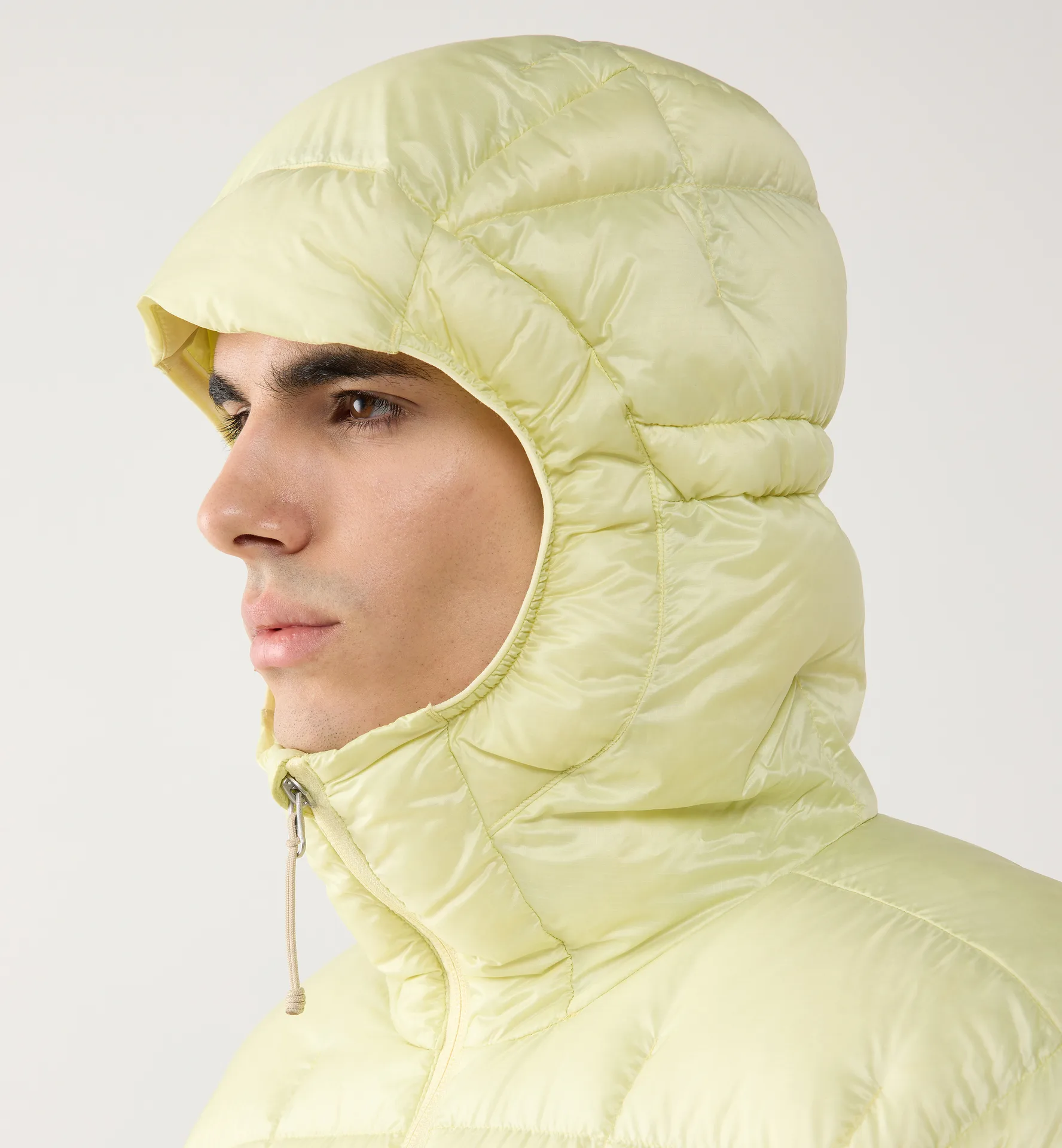 Hede Down Hood Men Yellow Rise