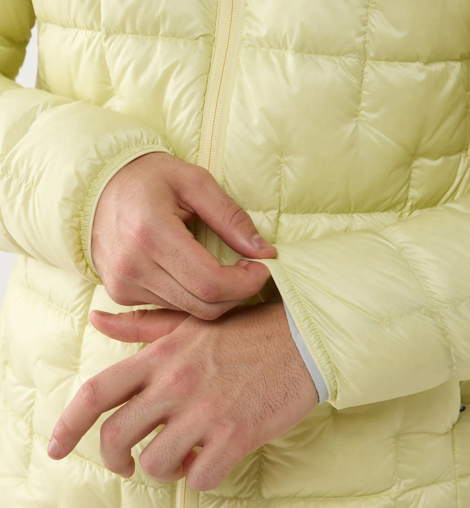 Hede Down Hood Men Yellow Rise