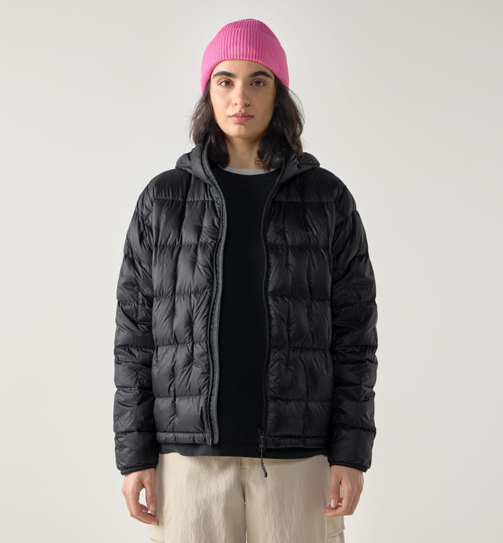 Hede Down Hood Women True Black