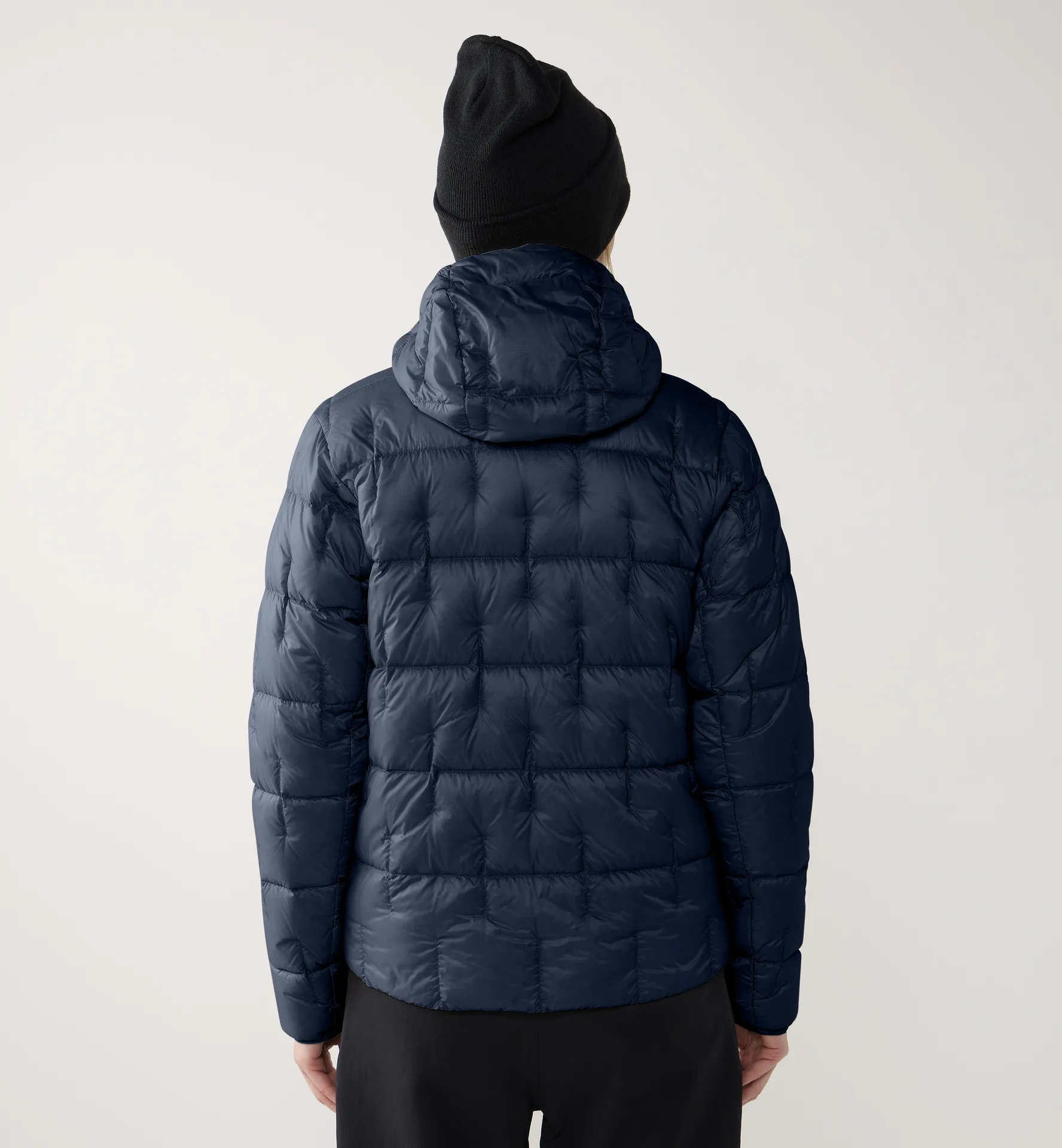 Hede Down Hood Women Tarn Blue