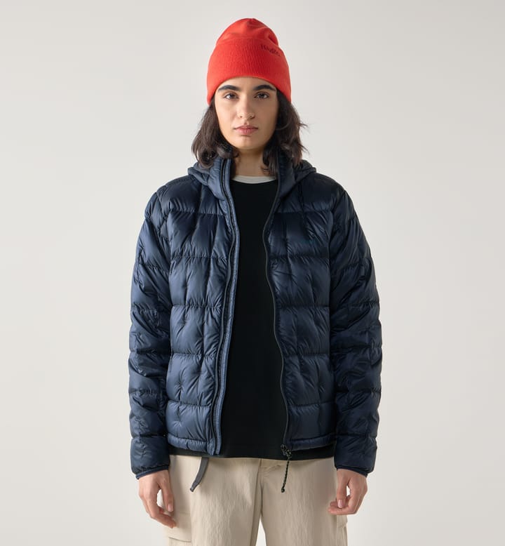 Hede Down Hood Women Tarn Blue
