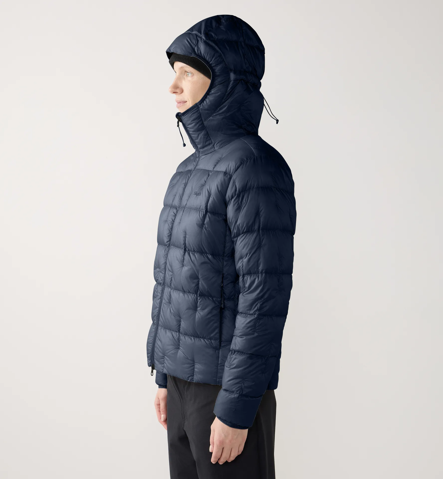 Hede Down Hood Women Tarn Blue