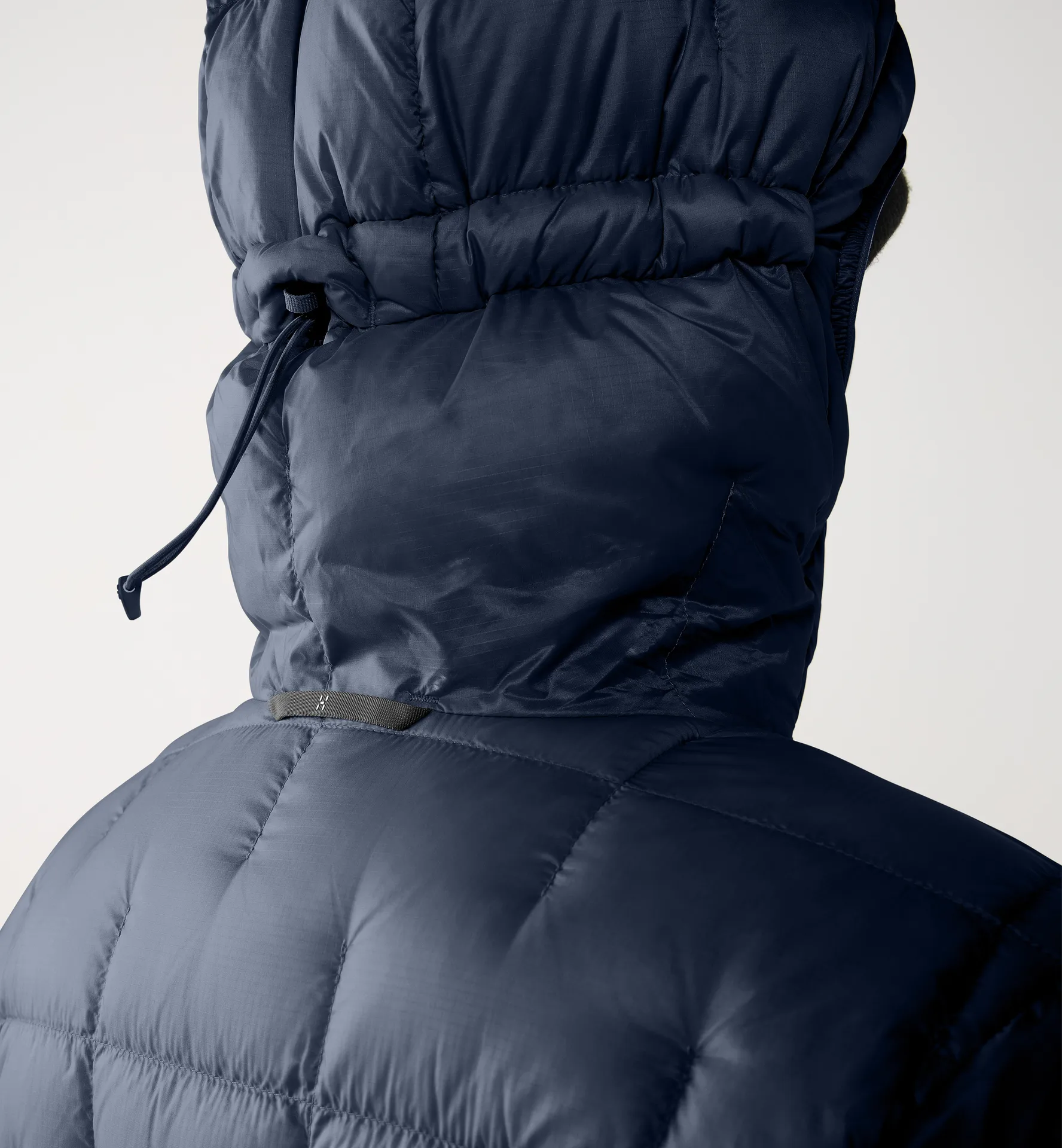 Hede Down Hood Women Tarn Blue