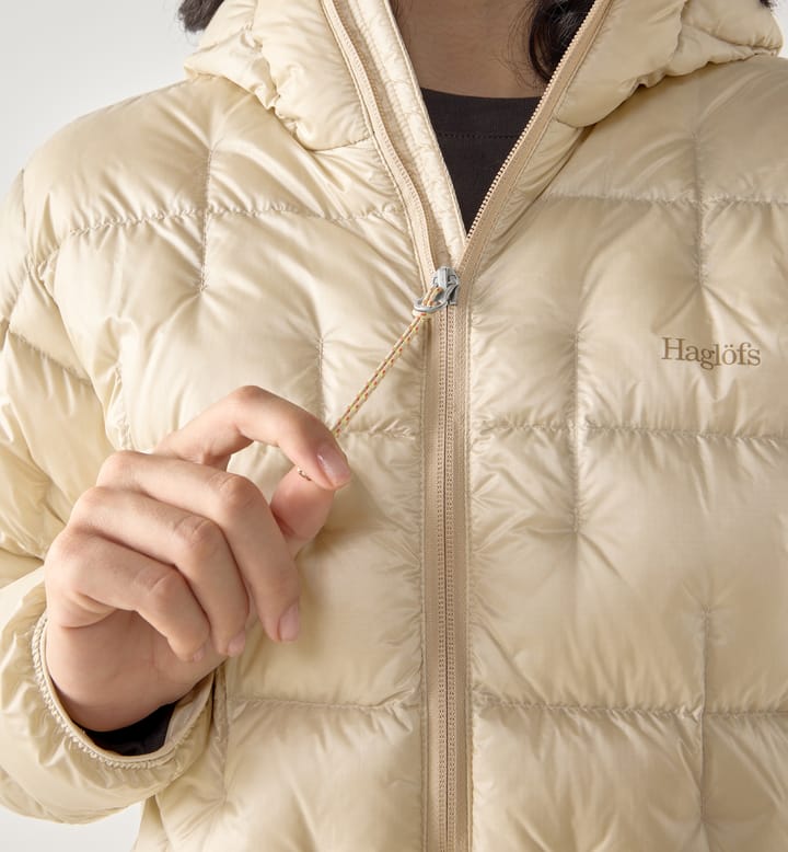 Hede Down Hood Women Chalk Beige