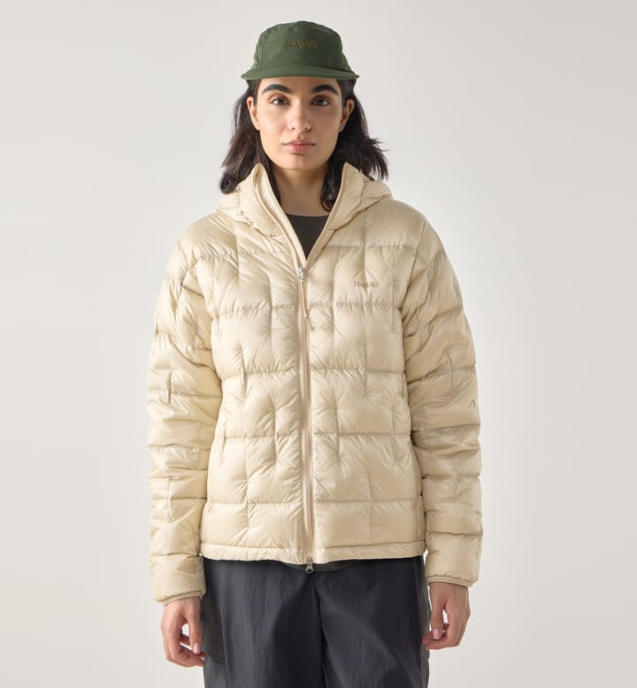 Hede Down Hood Women Chalk Beige