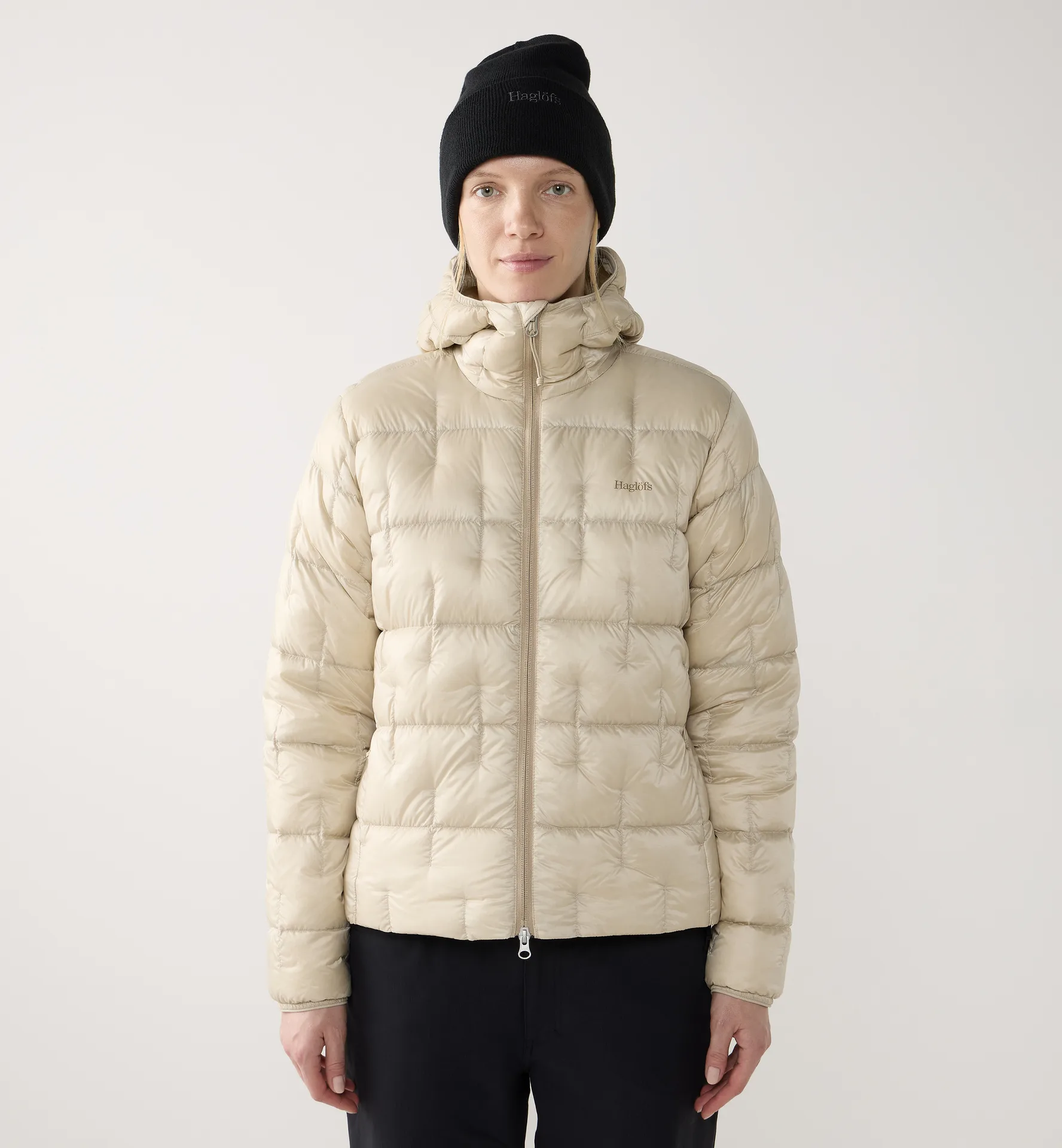 Hede Down Hood Women Chalk Beige