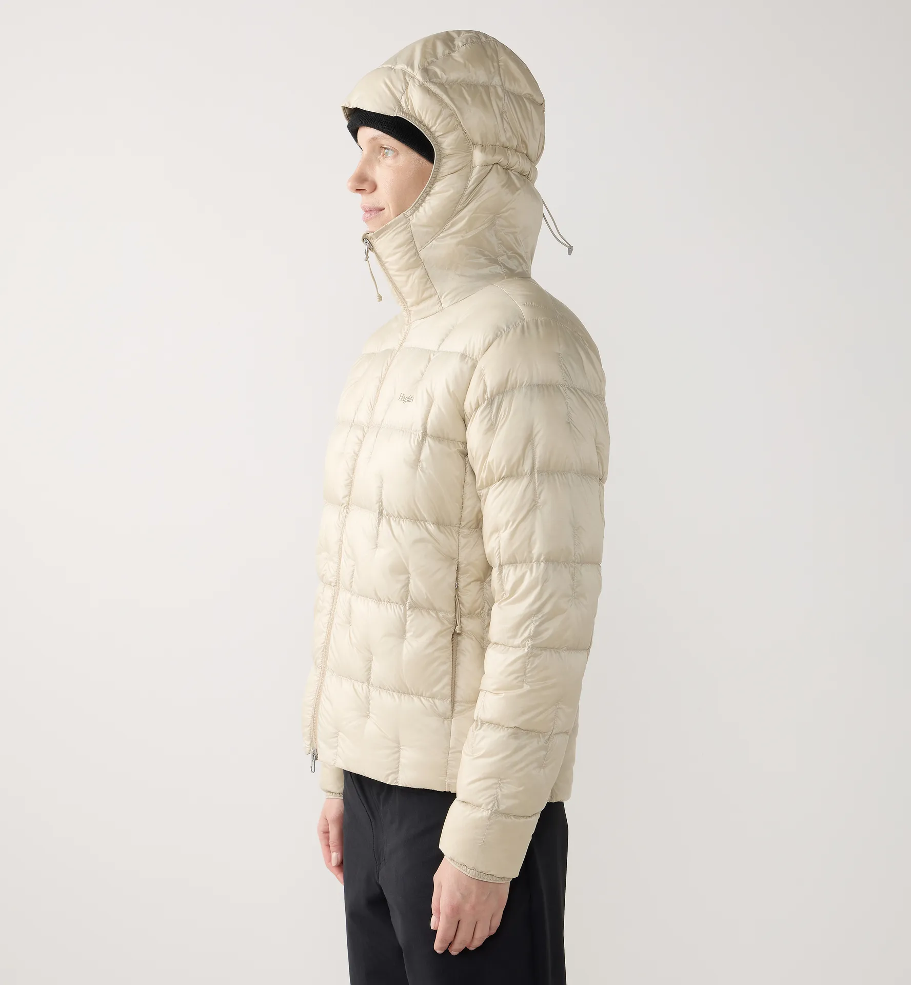 Hede Down Hood Women Chalk Beige