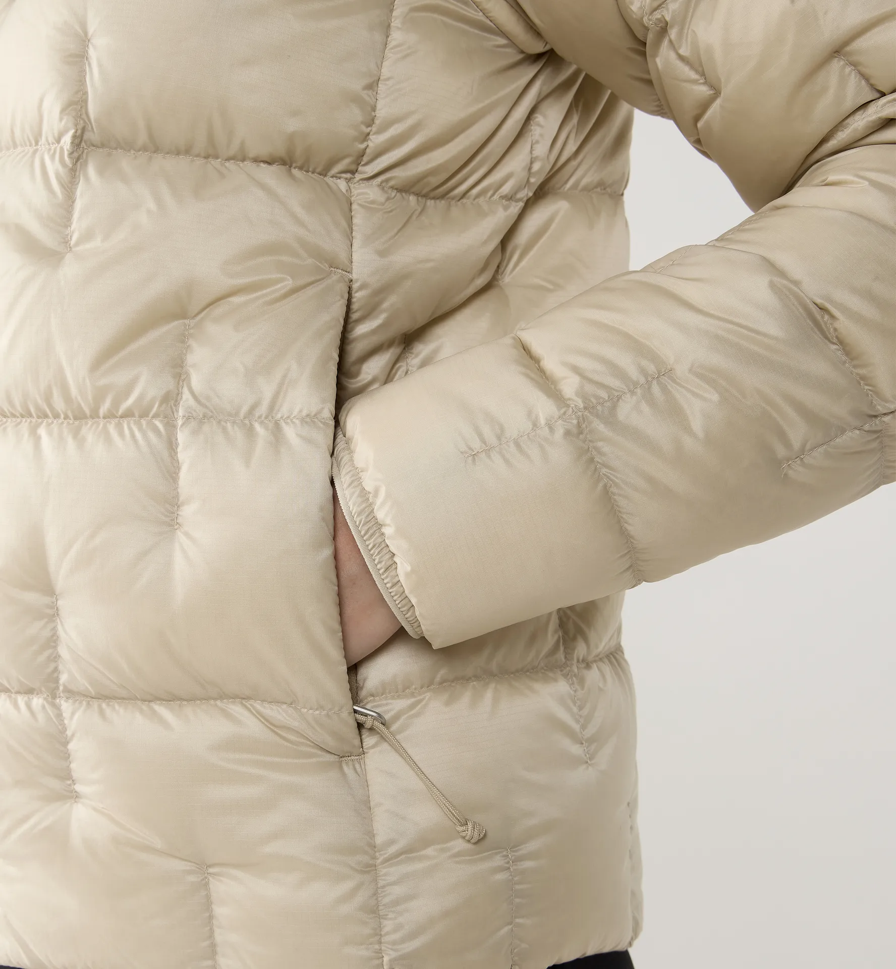 Hede Down Hood Women Chalk Beige