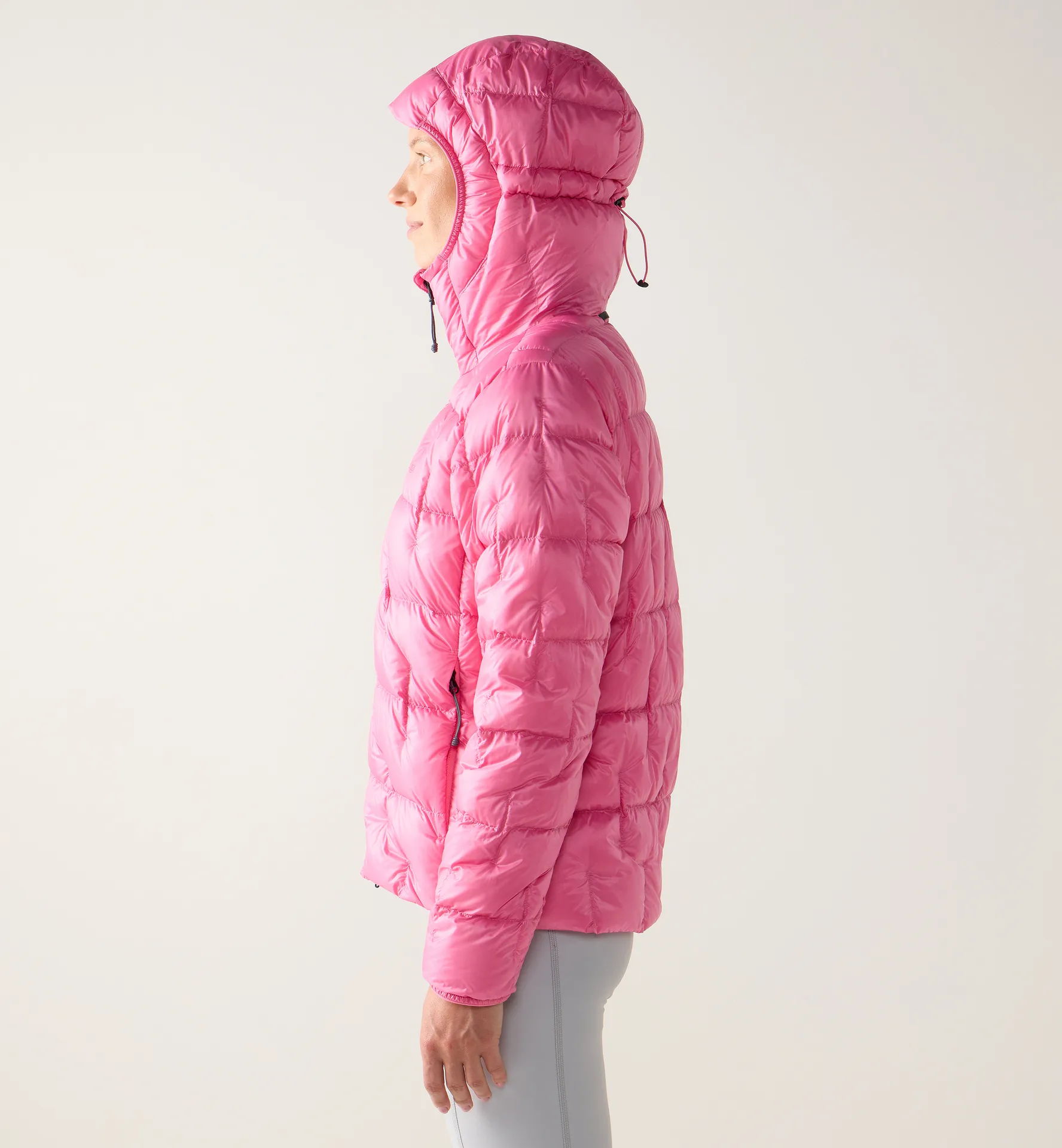 Hede Down Hood Women Lantana Pink