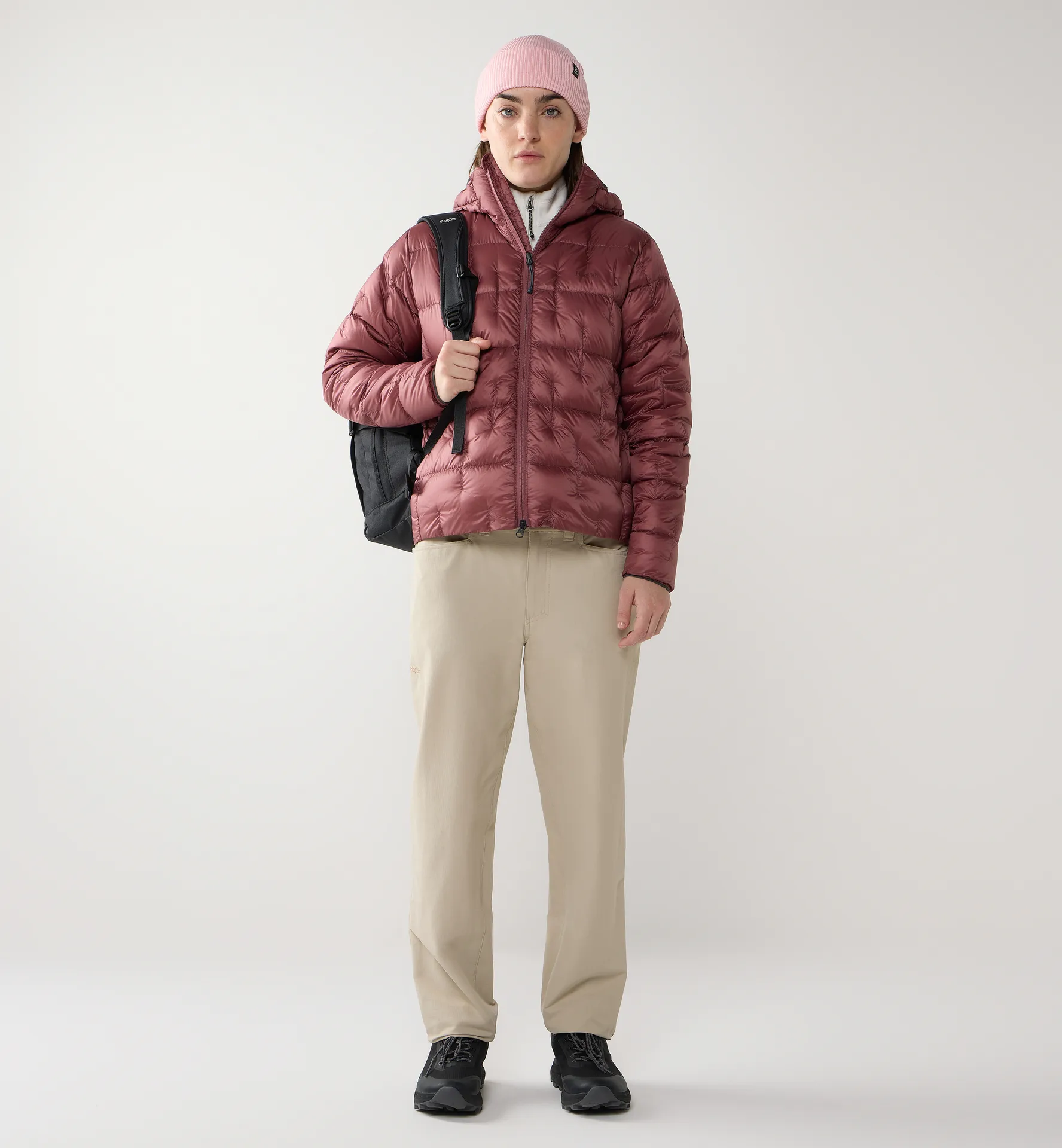 Hede Down Hood Women Misty Mauve