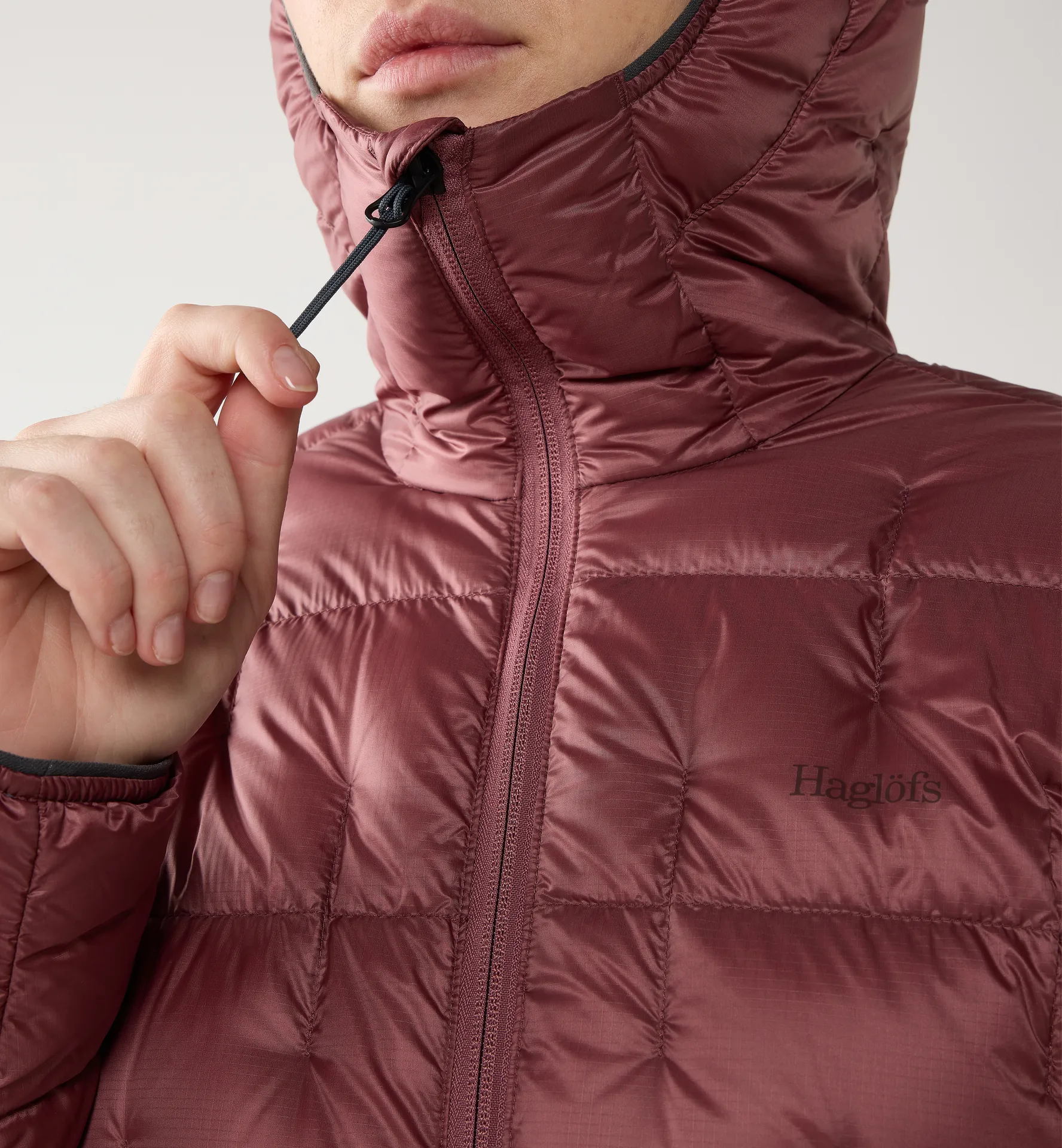 Hede Down Hood Women Misty Mauve