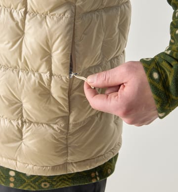 Hede Down Vest Men Chalk Beige