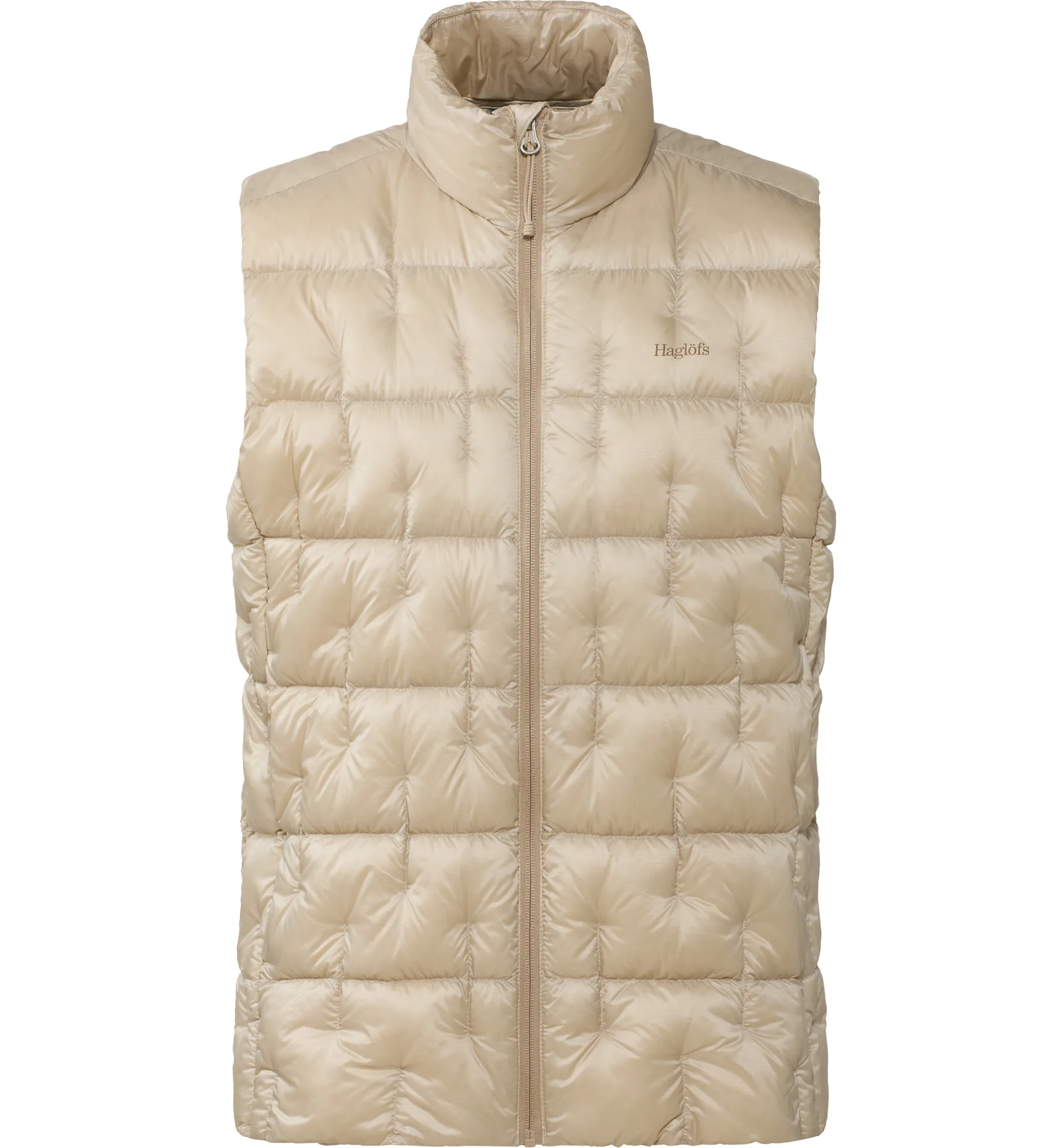 Hede Down Vest Men Chalk Beige