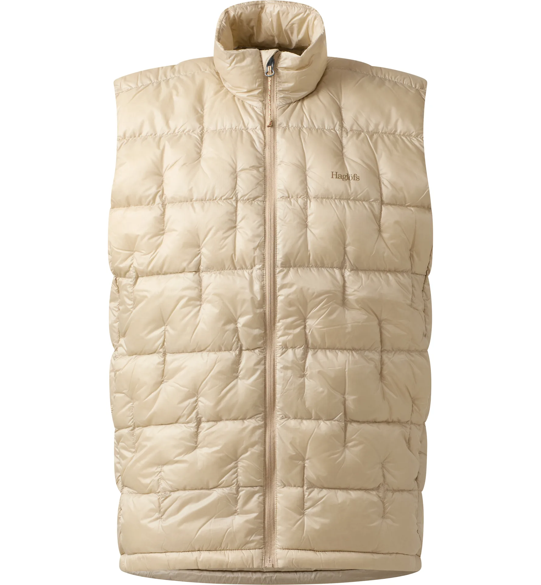 Hede Down Vest Men Chalk Beige
