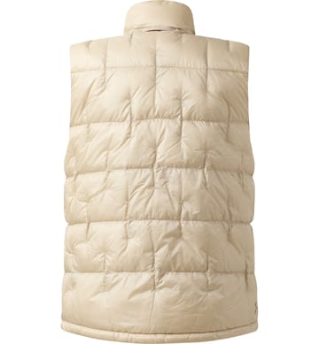 Hede Down Vest Women Chalk Beige