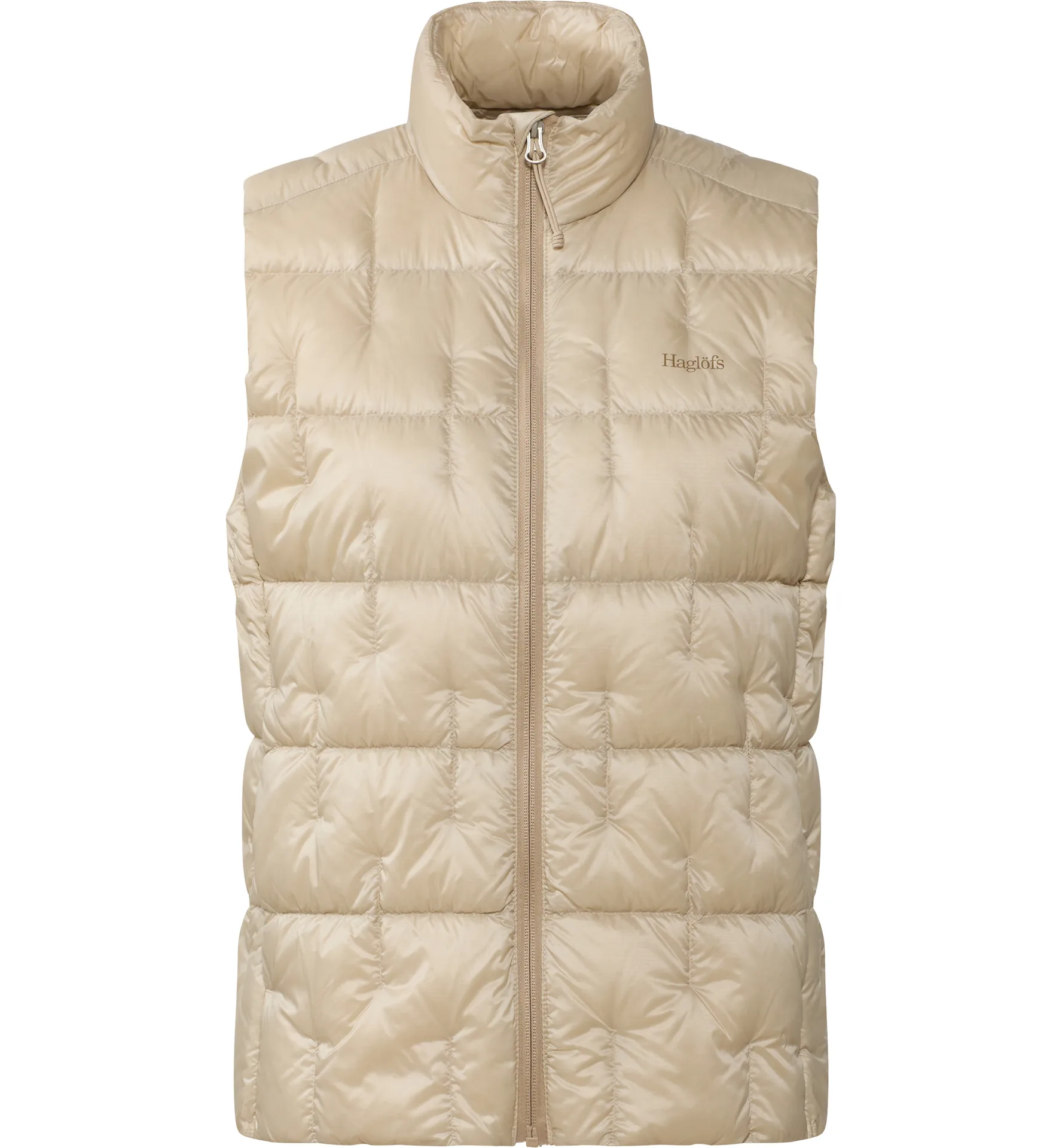 Hede Down Vest Women Chalk Beige