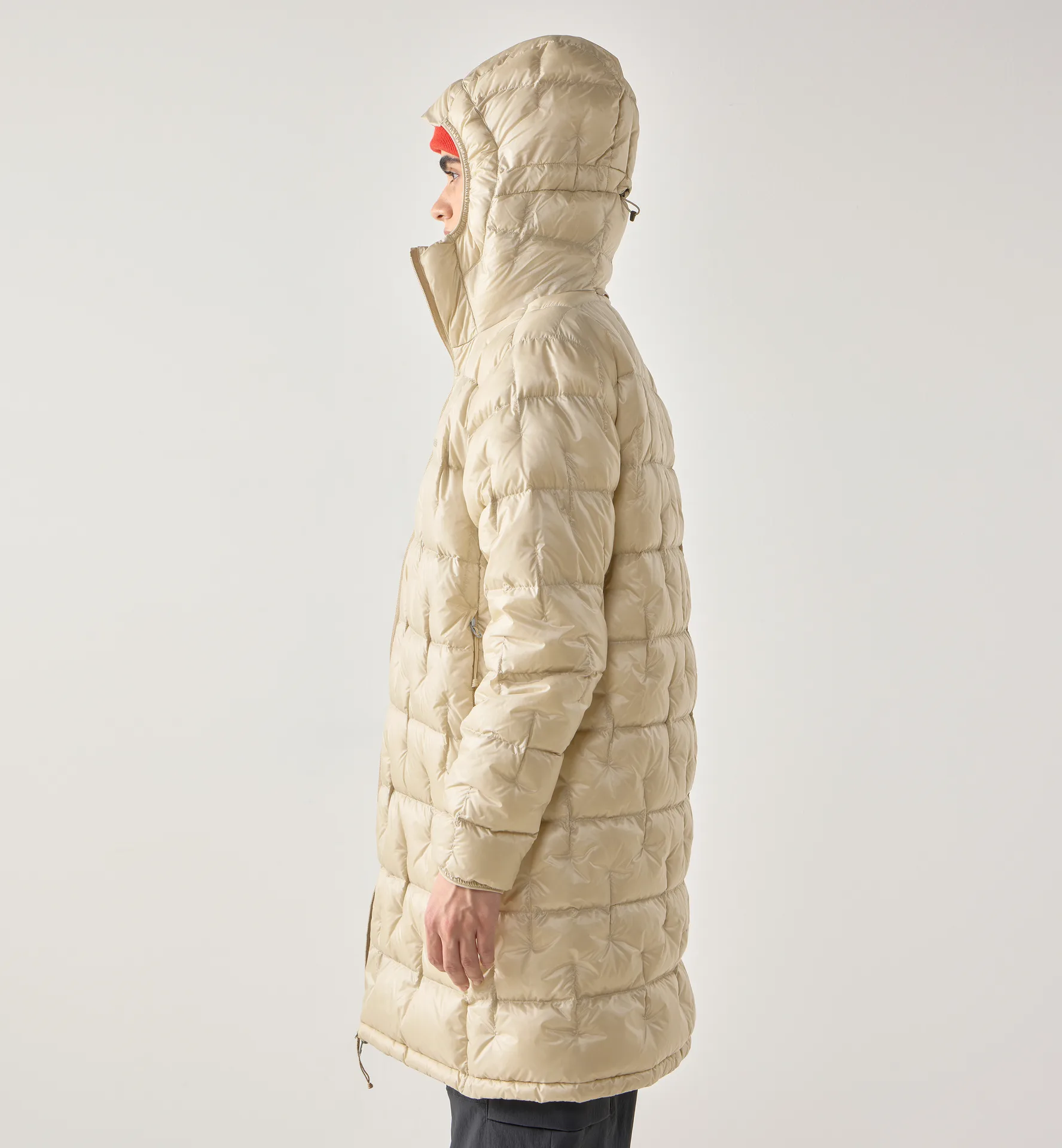 Hede Down Coat Women Chalk Beige