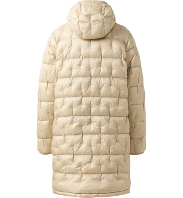 Hede Down Coat Women Chalk Beige