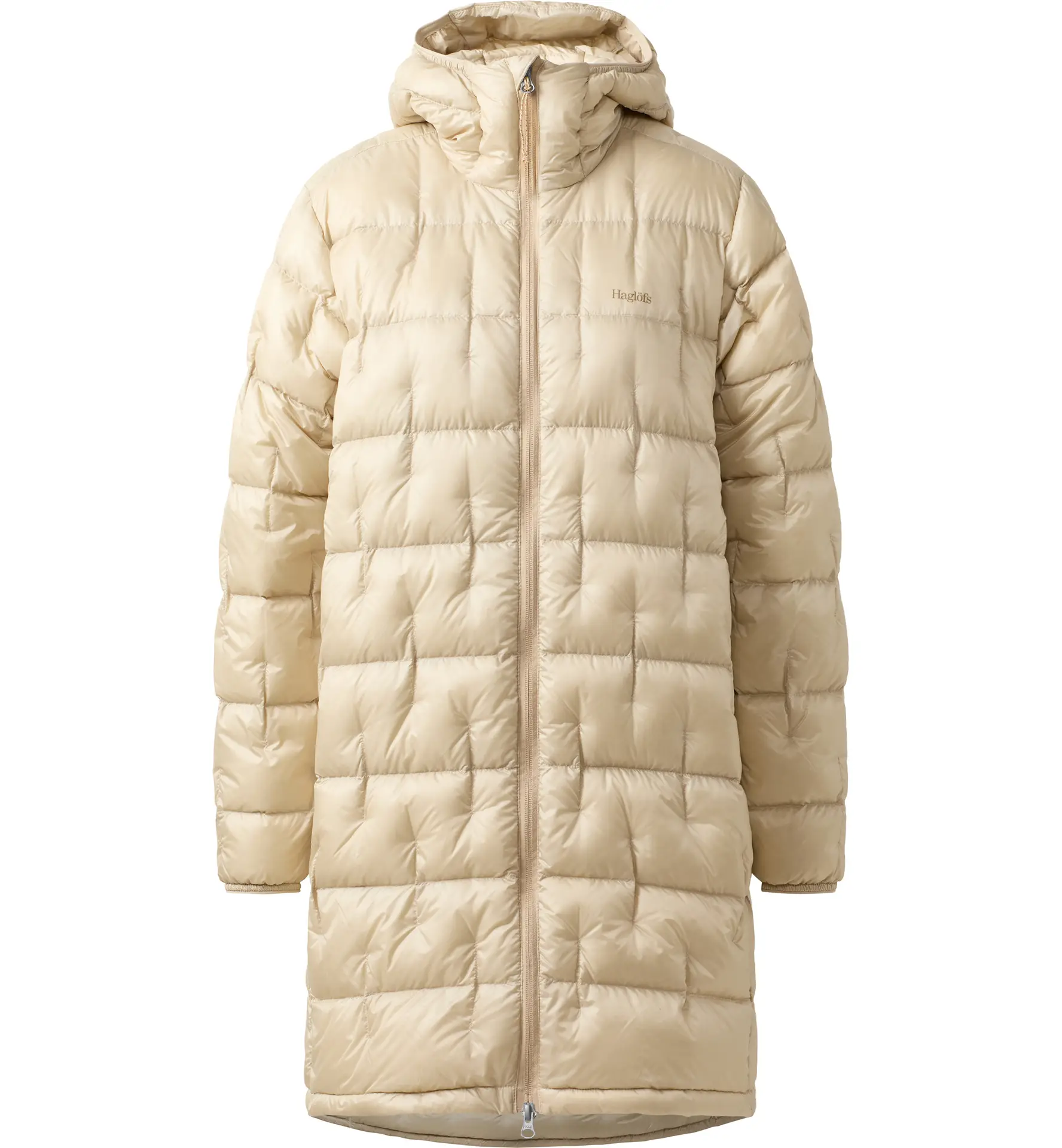 Hede Down Coat Women Chalk Beige