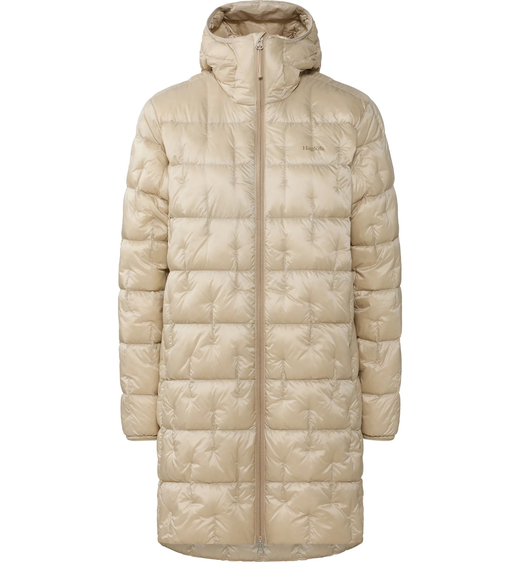 Hede Down Coat Women Chalk Beige