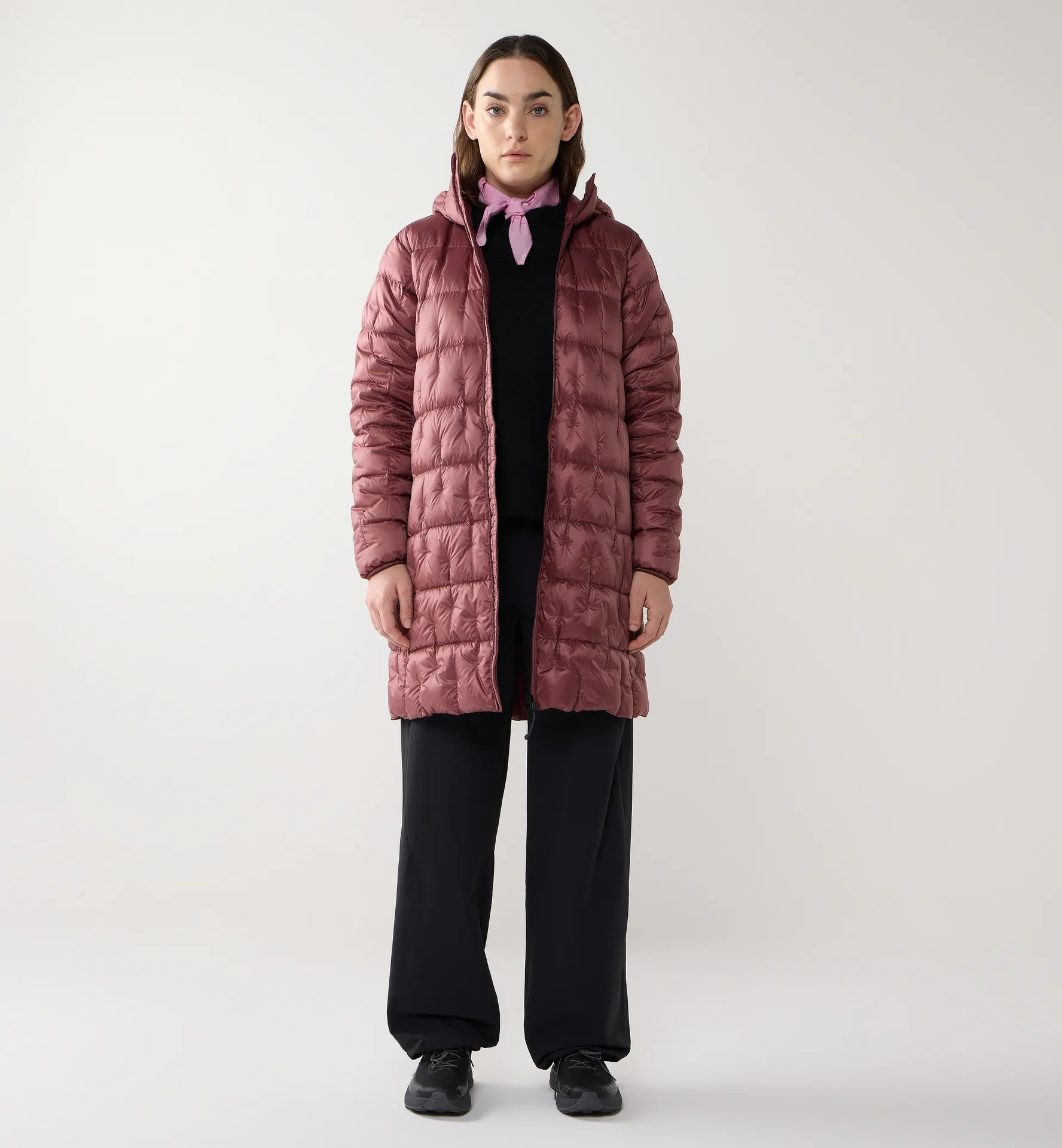 Hede Down Coat Women Misty Mauve