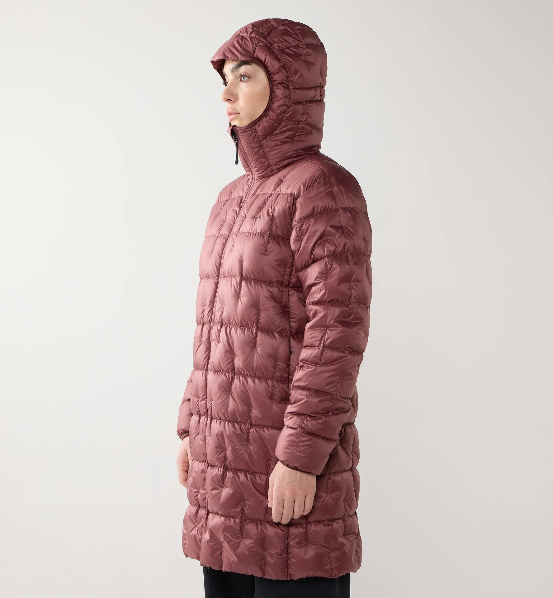 Hede Down Coat Women Misty Mauve