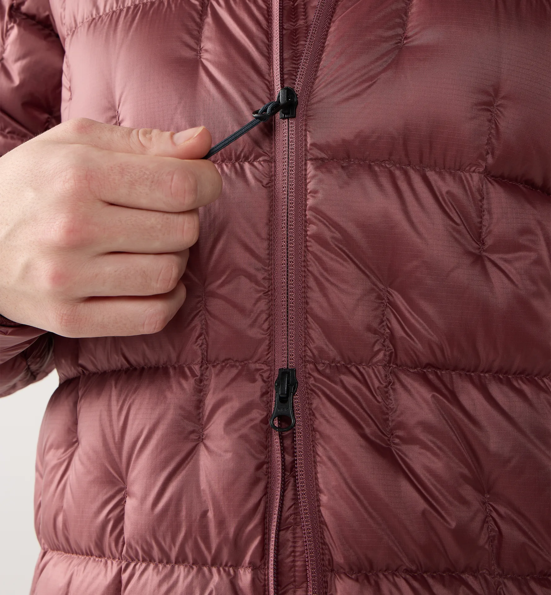Hede Down Coat Women Misty Mauve