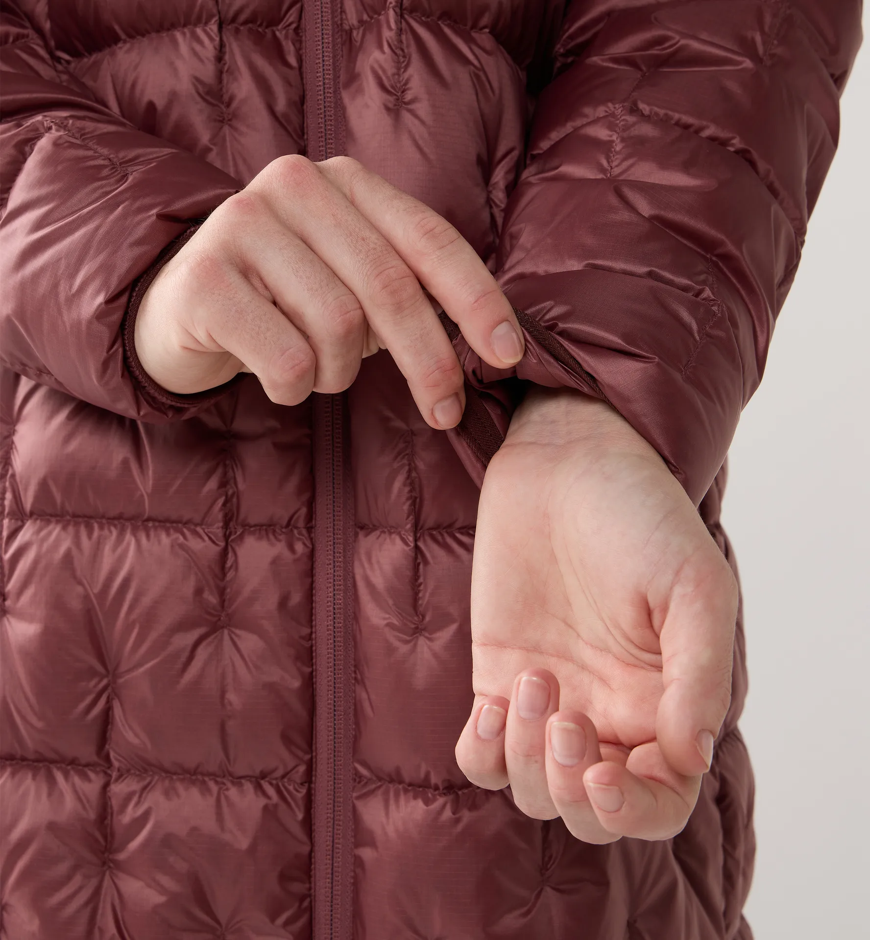 Hede Down Coat Women Misty Mauve