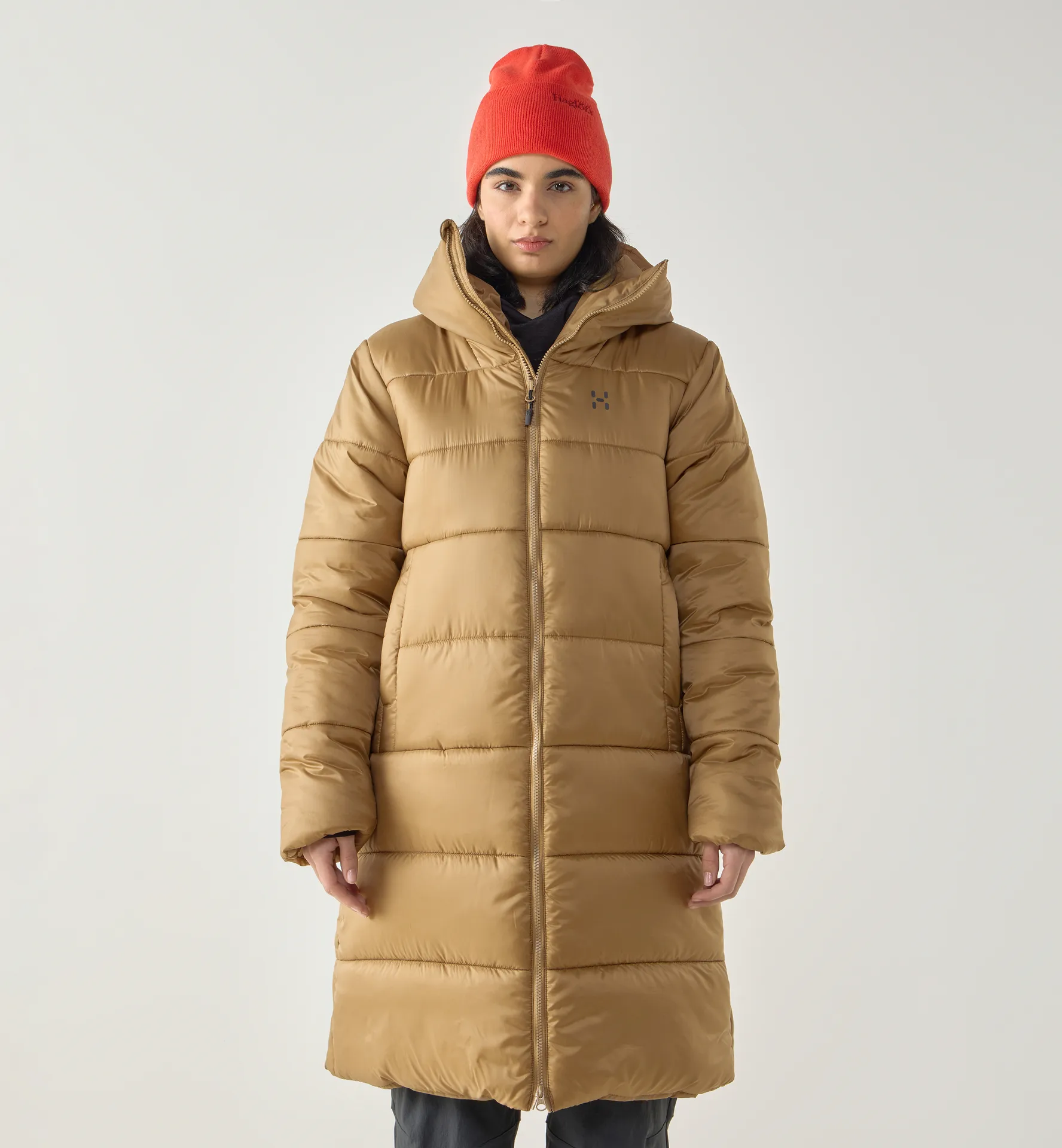 Long Mimic II Parka Women Oak Brown