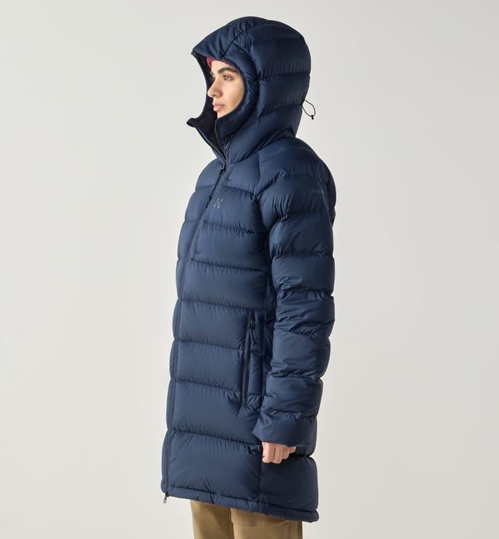 Rosson Down Parka Women Tarn Blue Rosson Down Parka Women Tarn Blue