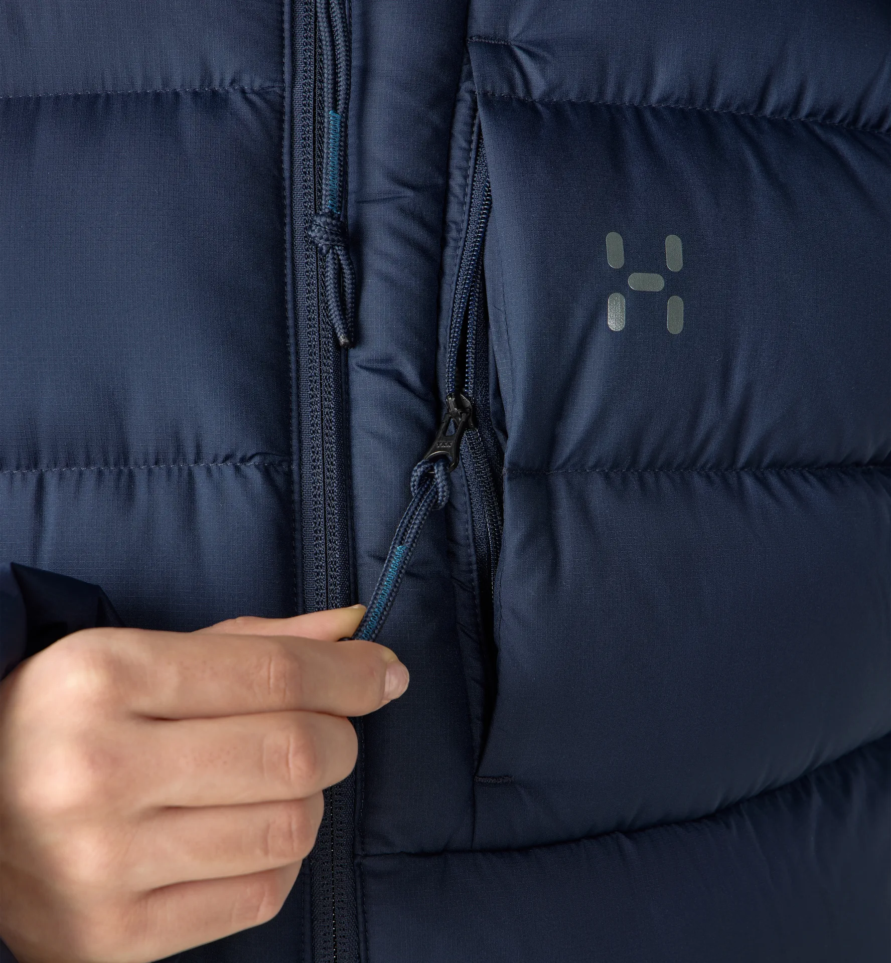 Rosson Down Parka Women Tarn Blue