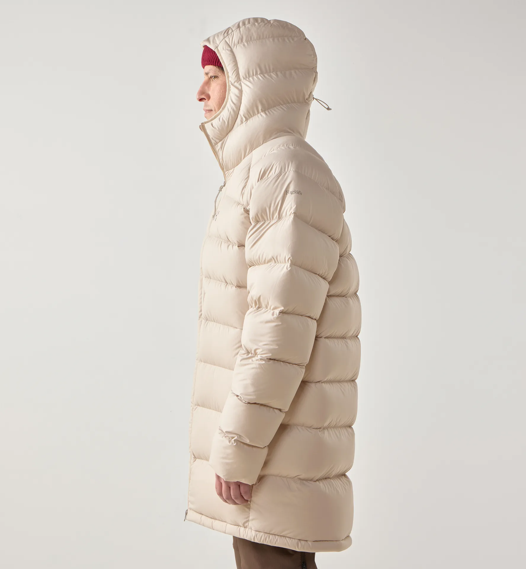 Rosson Down Parka Men Chalk Beige