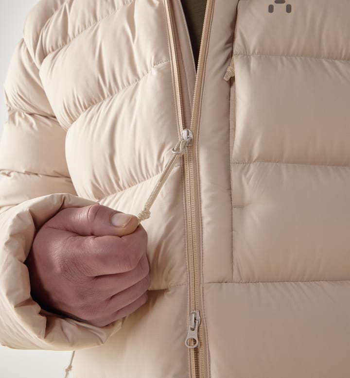 Rosson Down Parka Men Chalk Beige