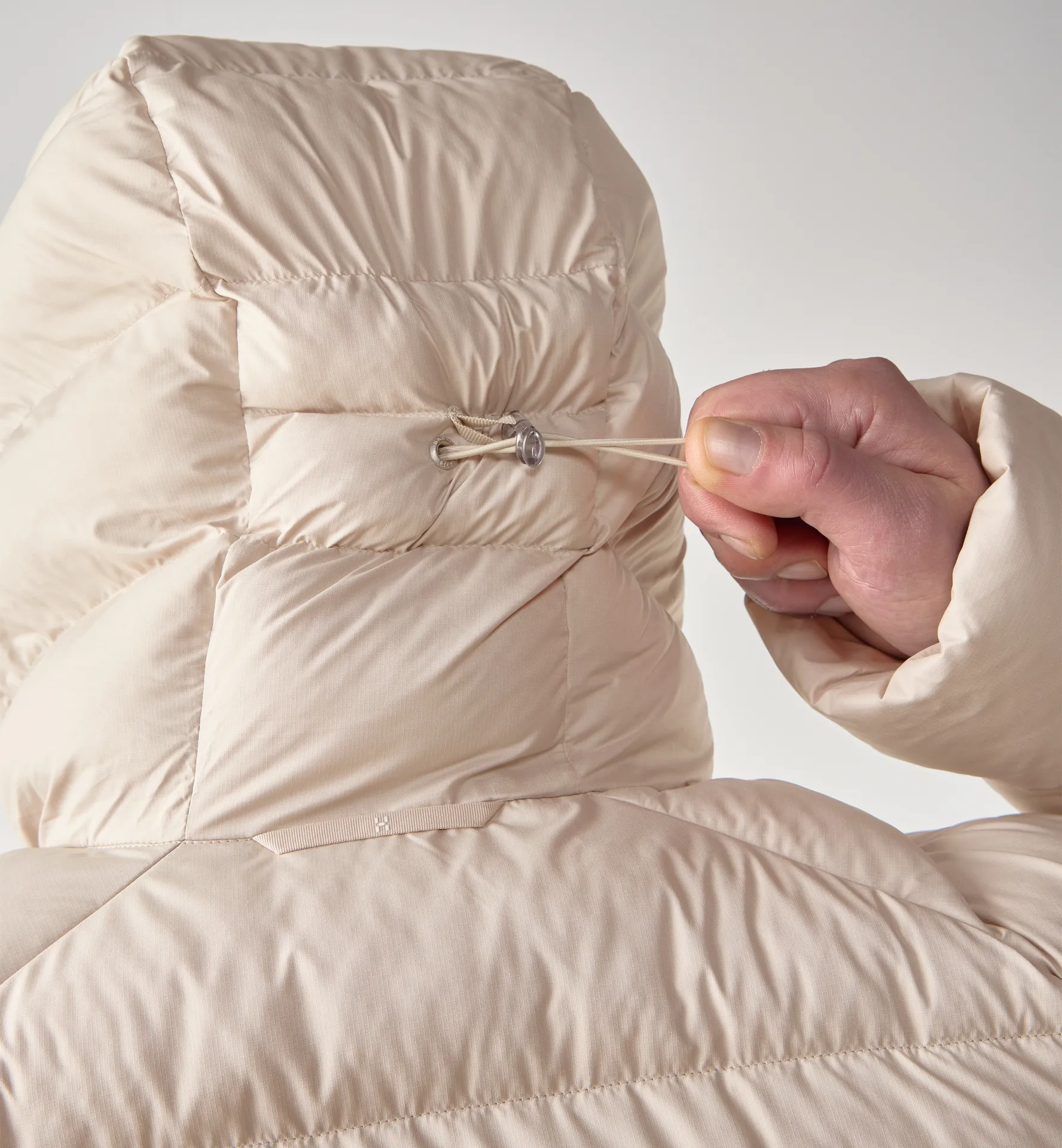 Rosson Down Parka Men Chalk Beige