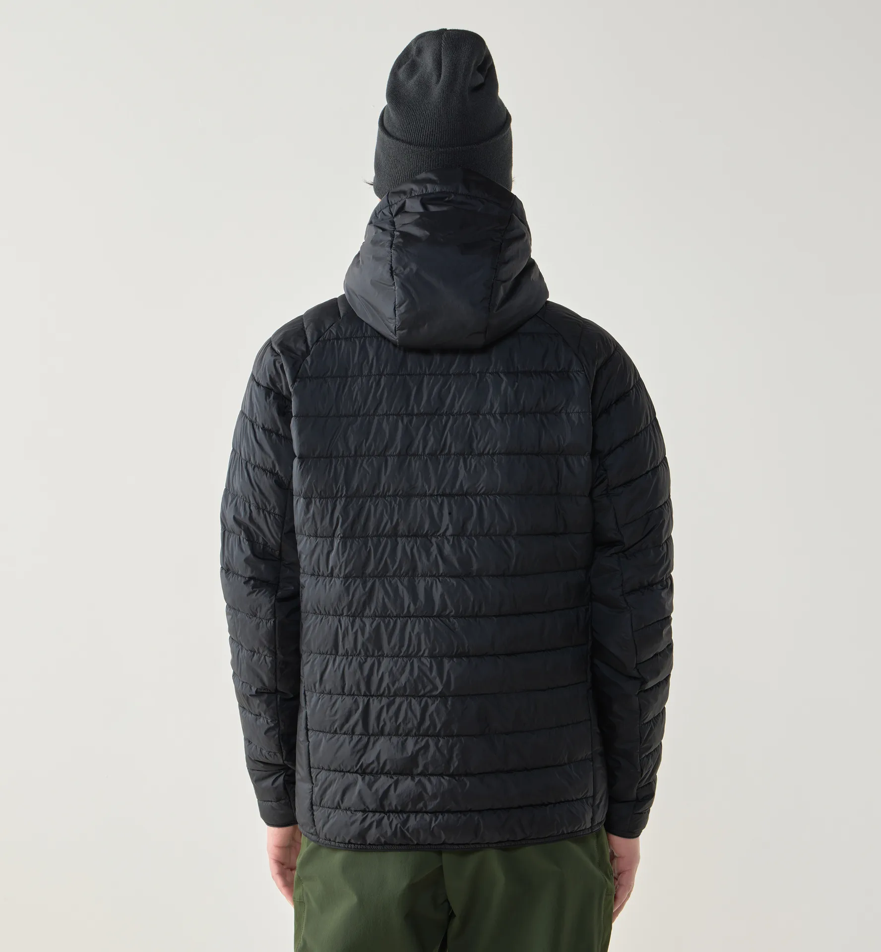 Brand Mimic Hood Men True Black