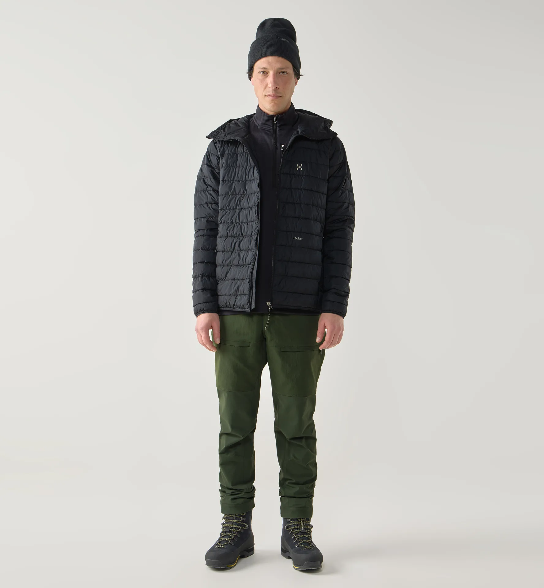 Brand Mimic Hood Men True Black