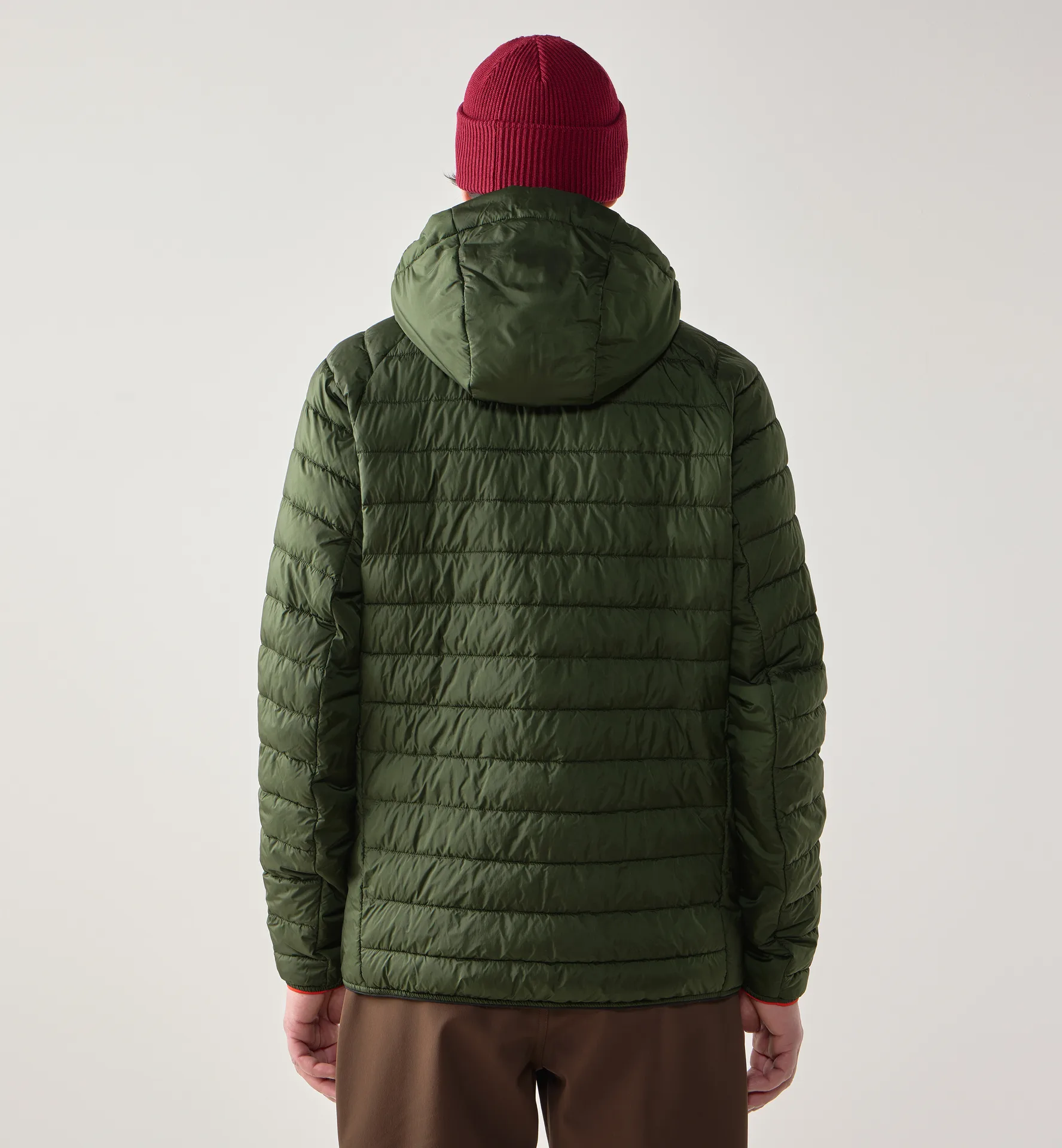 Brand Mimic Hood Men Seaweed Green