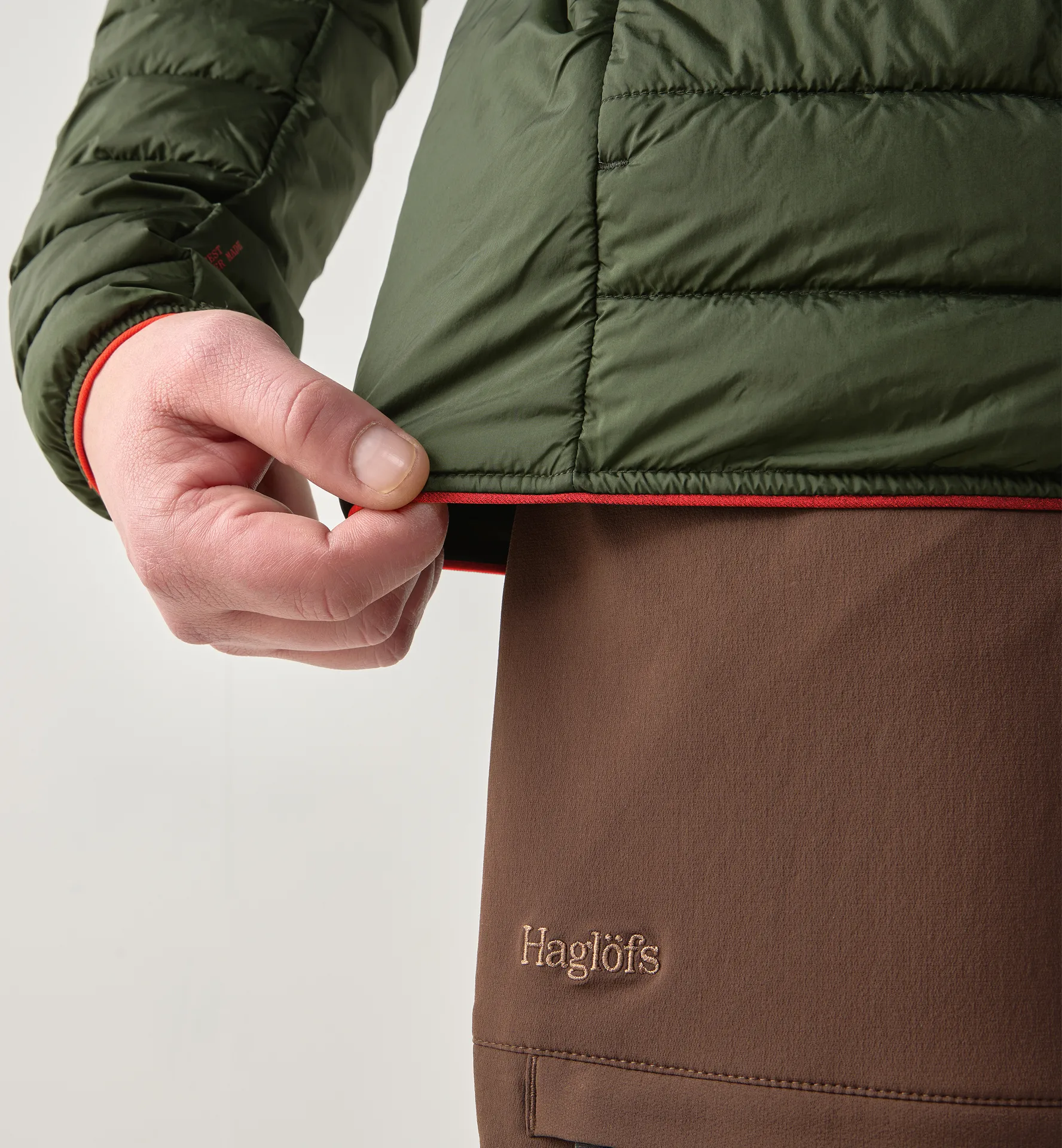 Brand Mimic Hood Men Seaweed Green