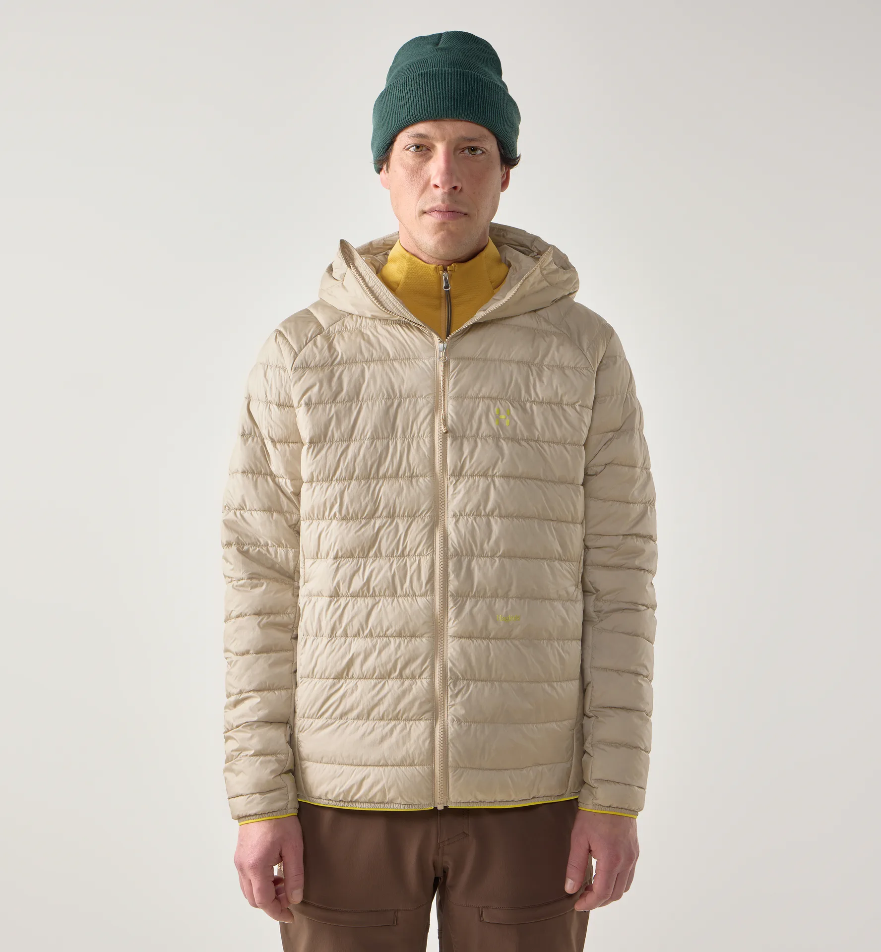 Brand Mimic Hood Men Chalk Beige