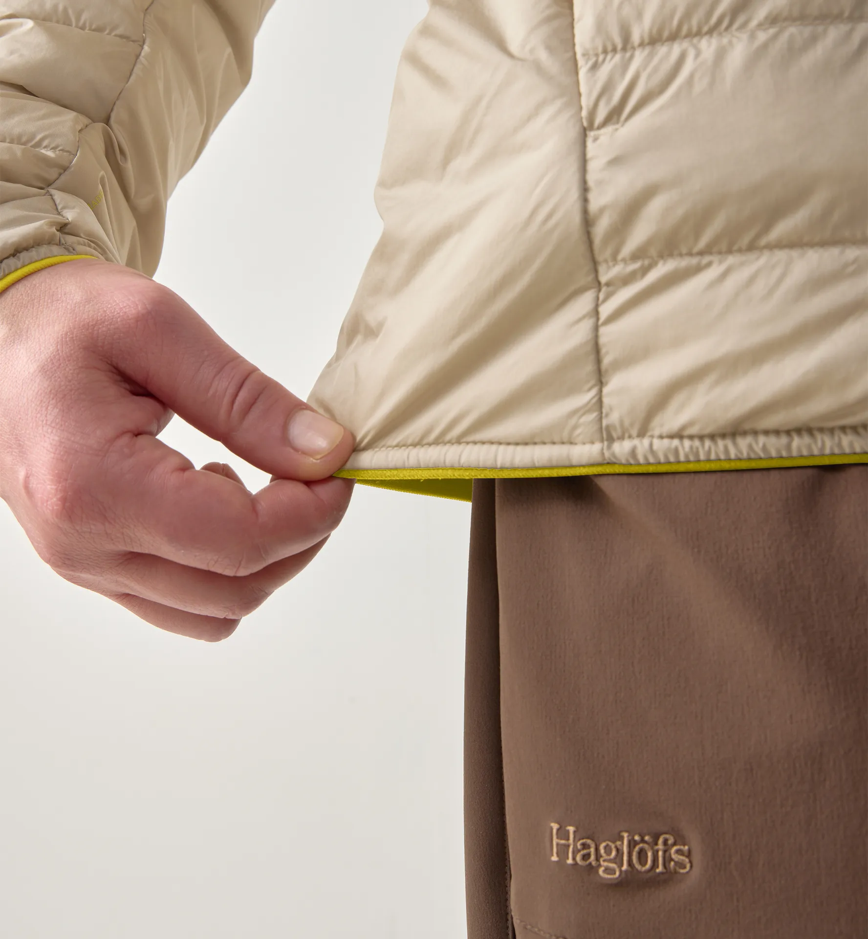 Brand Mimic Hood Men Chalk Beige