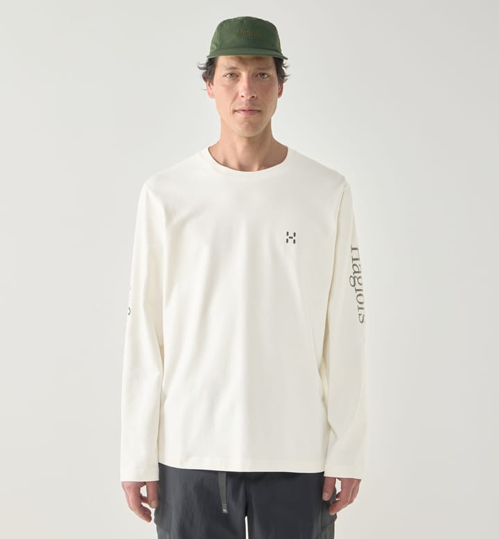 Brand LS Tee Men Soft White Brand LS Tee Men Soft White